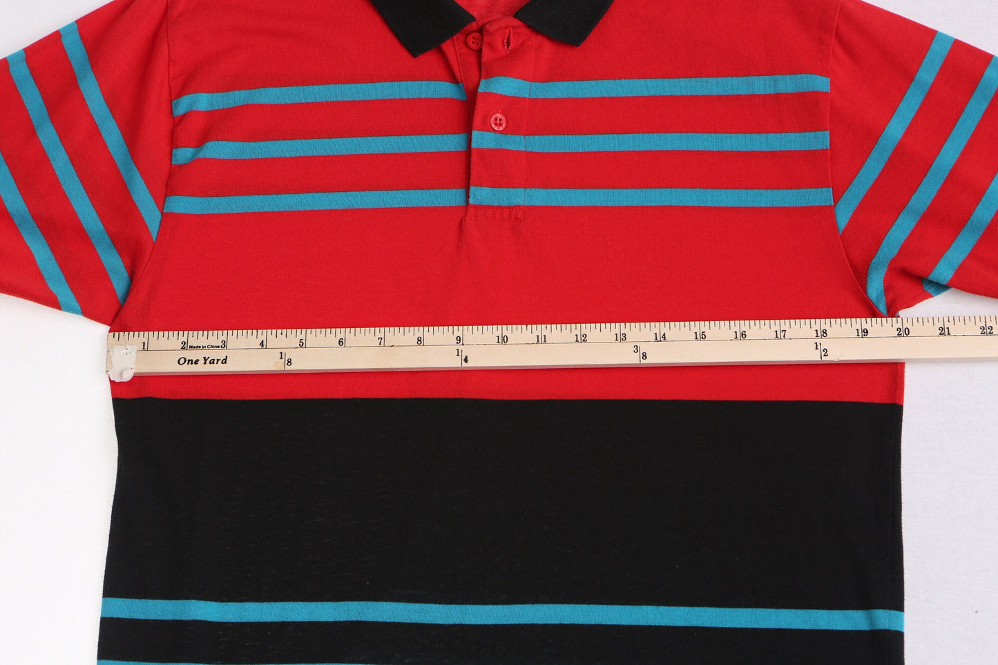 Vintage levi's t-shirt shirt button up striped red polo tennis men