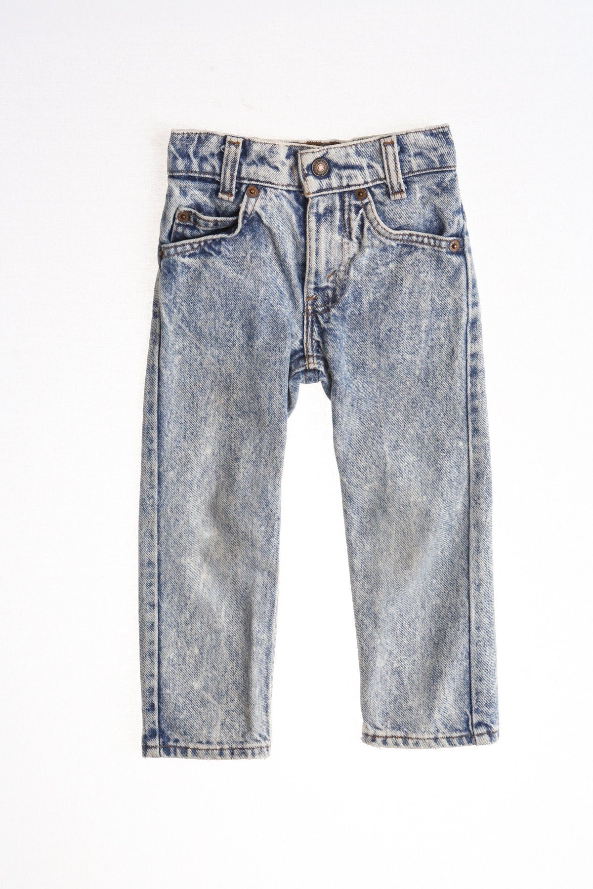 Vintage kids levi's denim pants jeans stonewashed 90's 18 waist