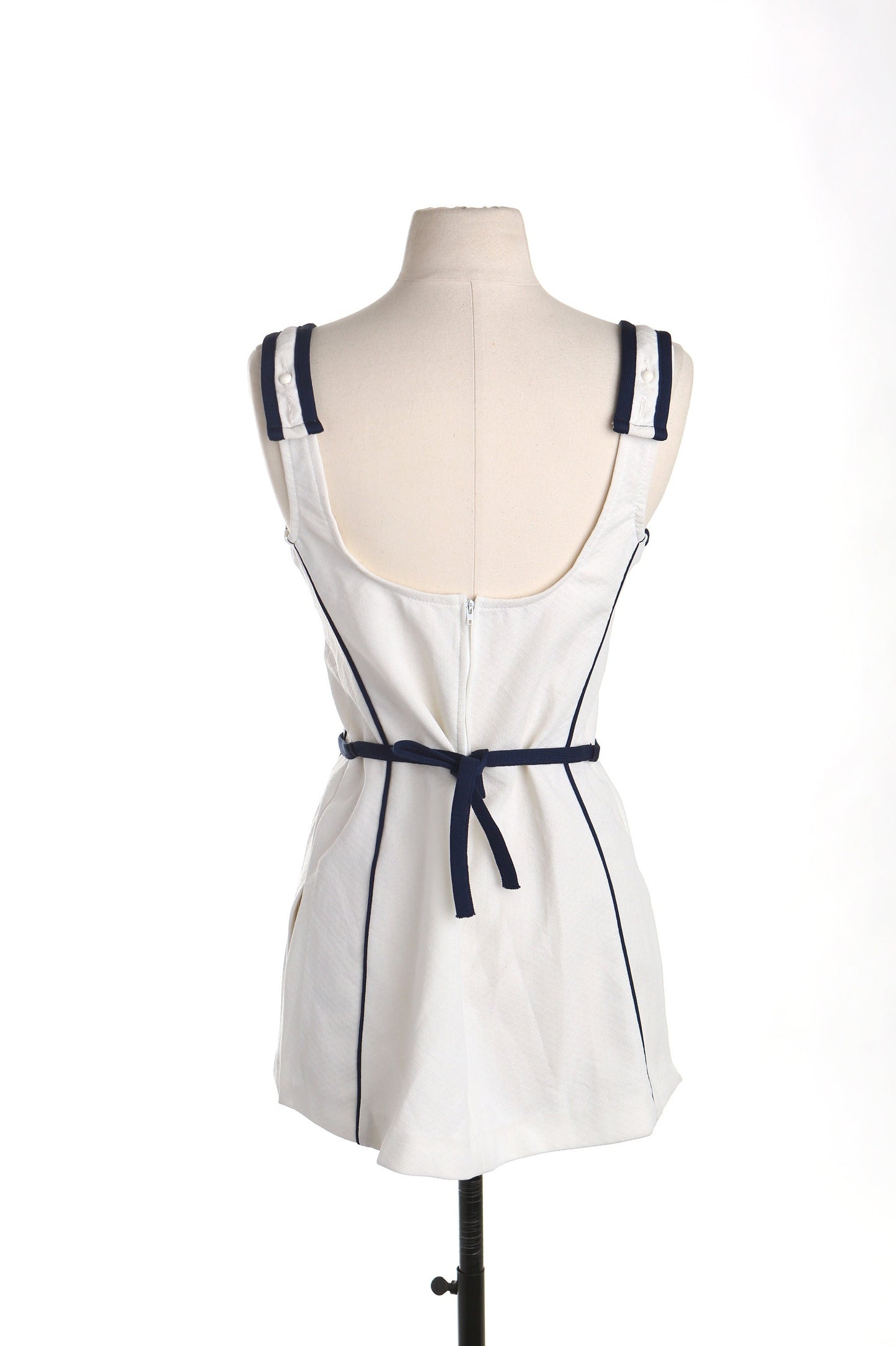 Vintage swimsuit women 60's 70's white dress beach wear pool wear