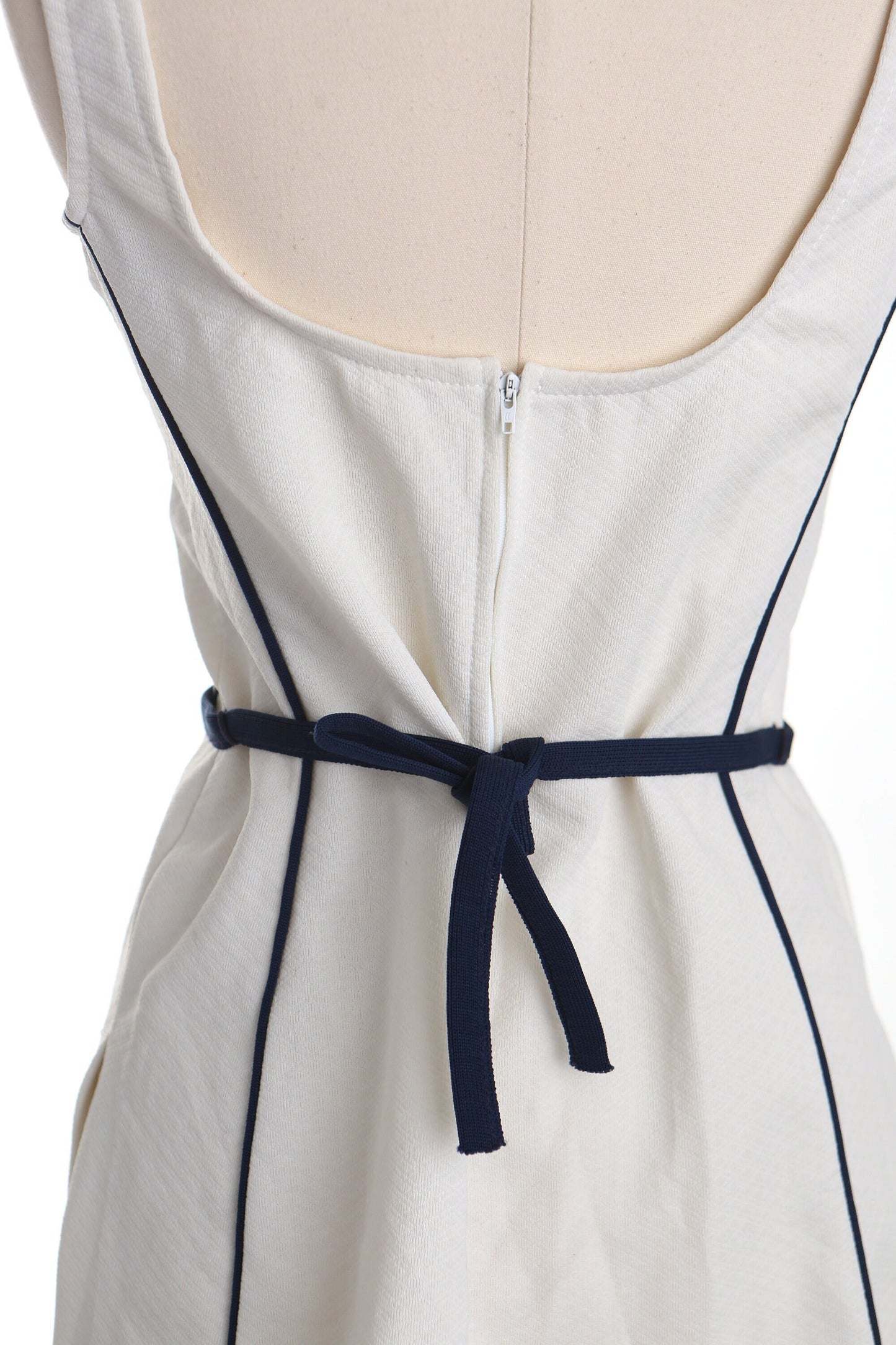 Vintage swimsuit women 60's 70's white dress beach wear pool wear