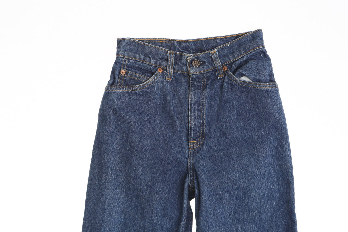 Vintage levi's 70's denim pants orange tab jeans women bell bottom 26048 0214 san francisco made in usa