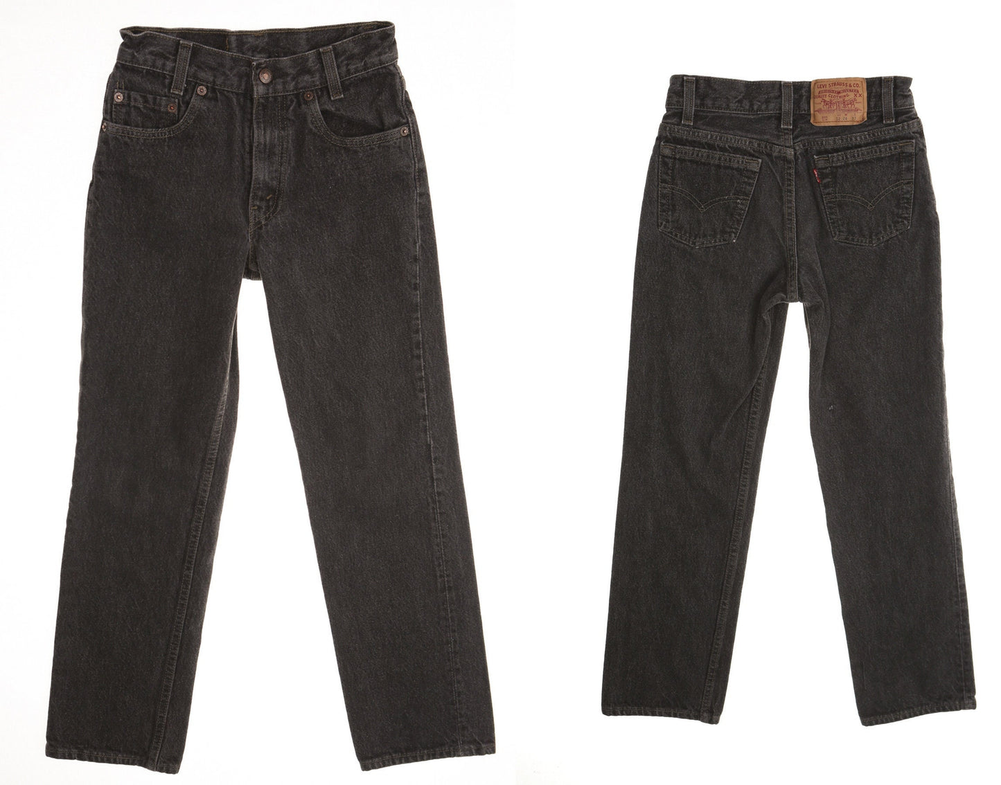 Vintage 501 slim black jeans levi's fit medium wash denim pants