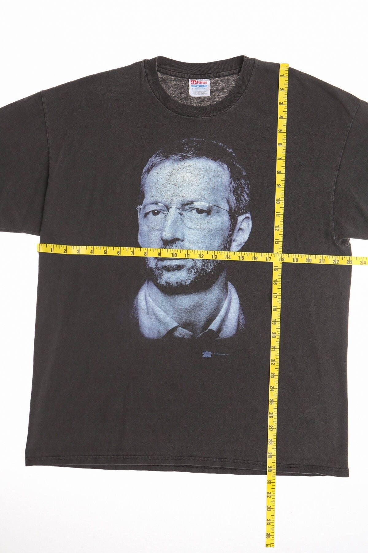 Vintage eric clapton black country music shirt 90's face