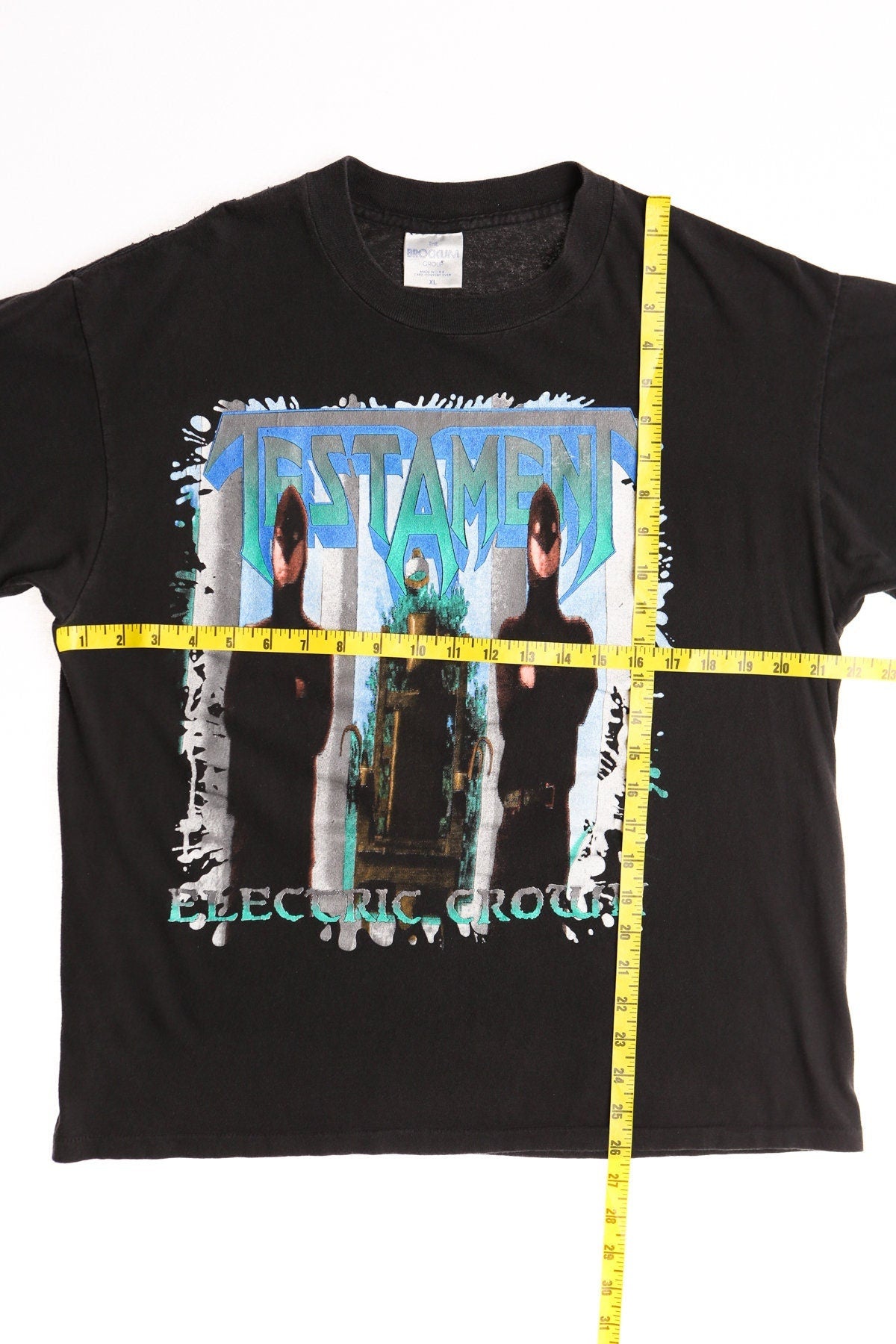 Vintage testament electric crown shirt 1992 performing rites