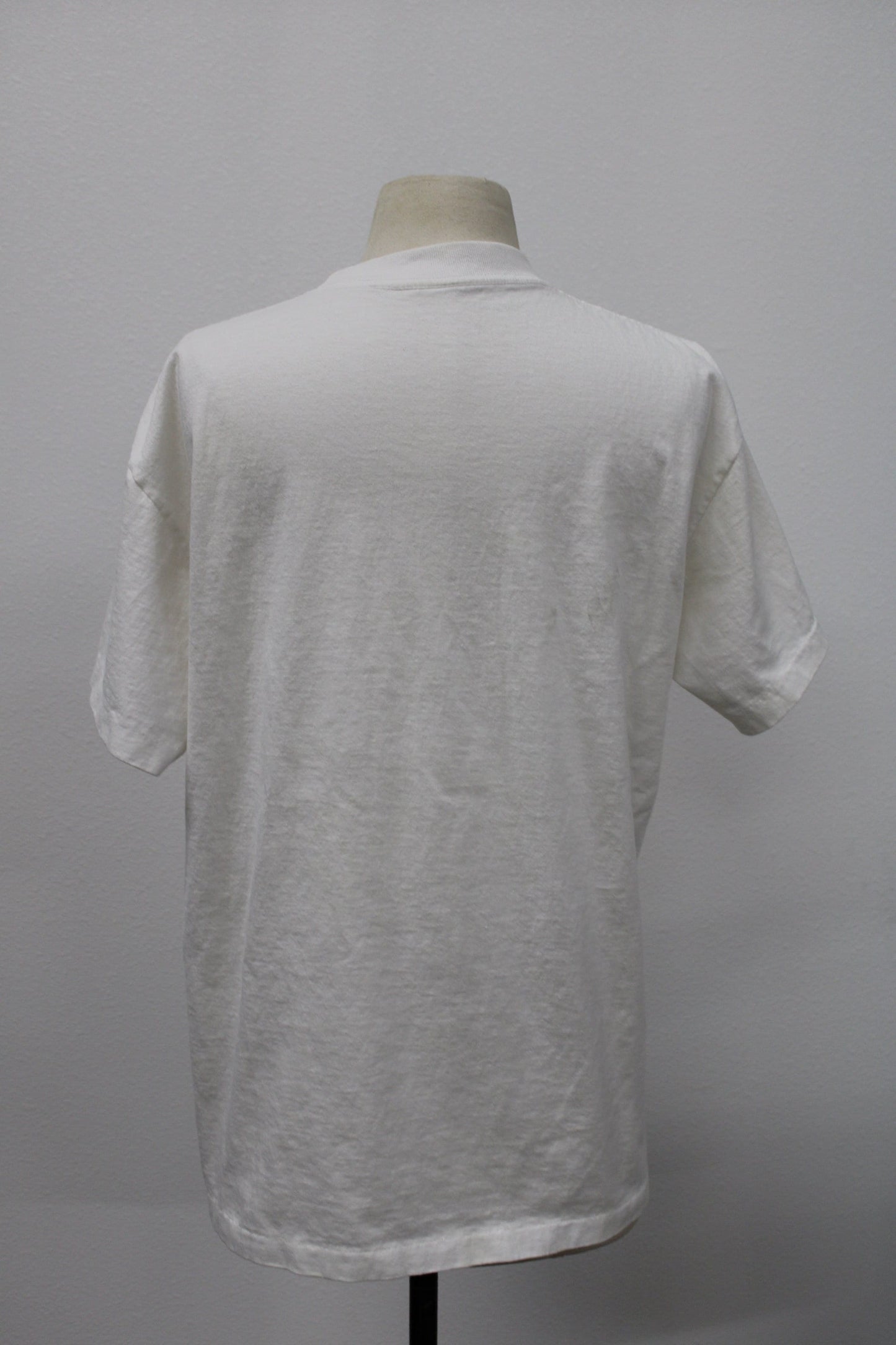 White vintage t-shirt graphic music brother beyond