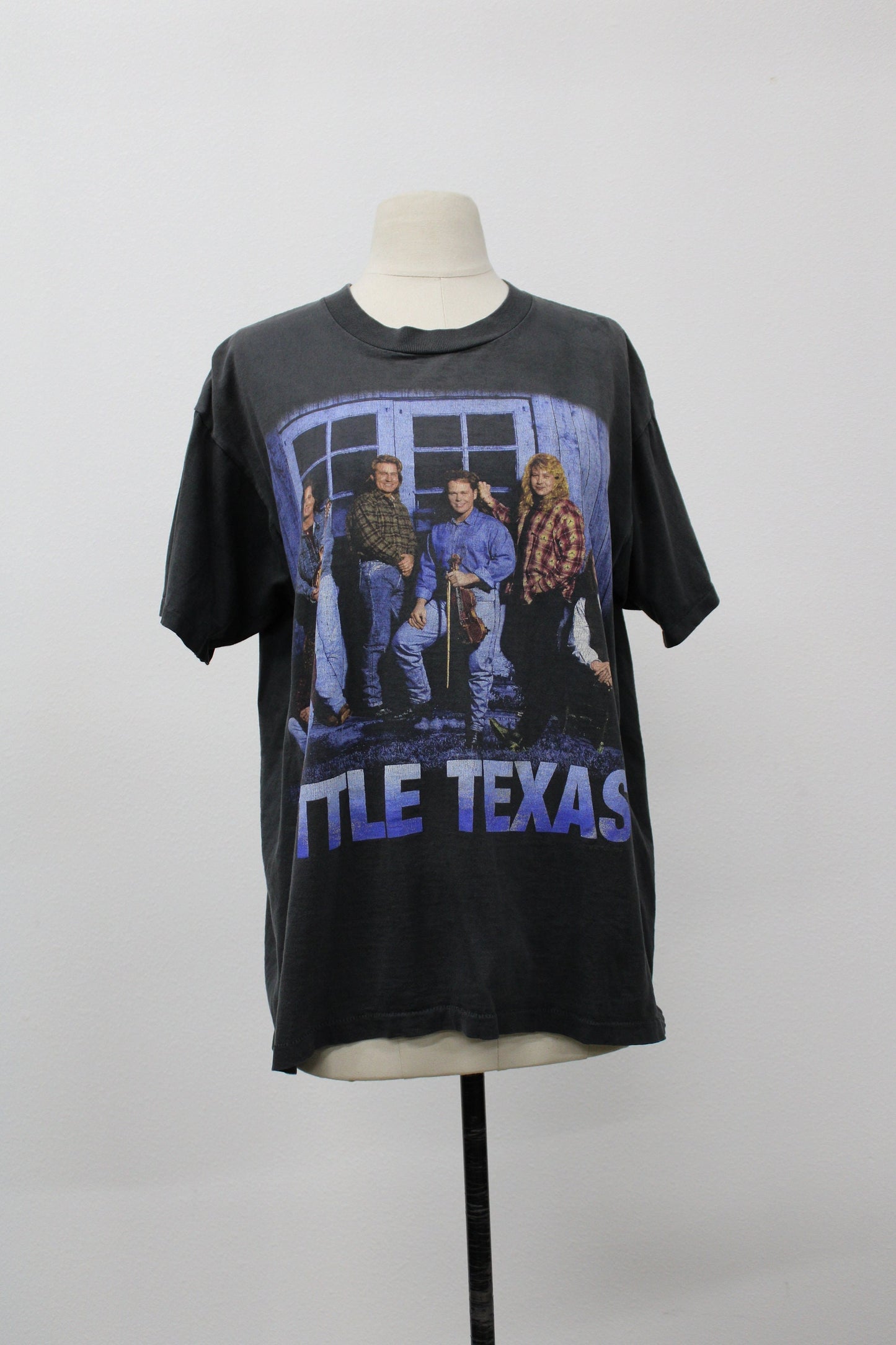 Country music tour little texas graphic t-shirt band black vintage rare usa