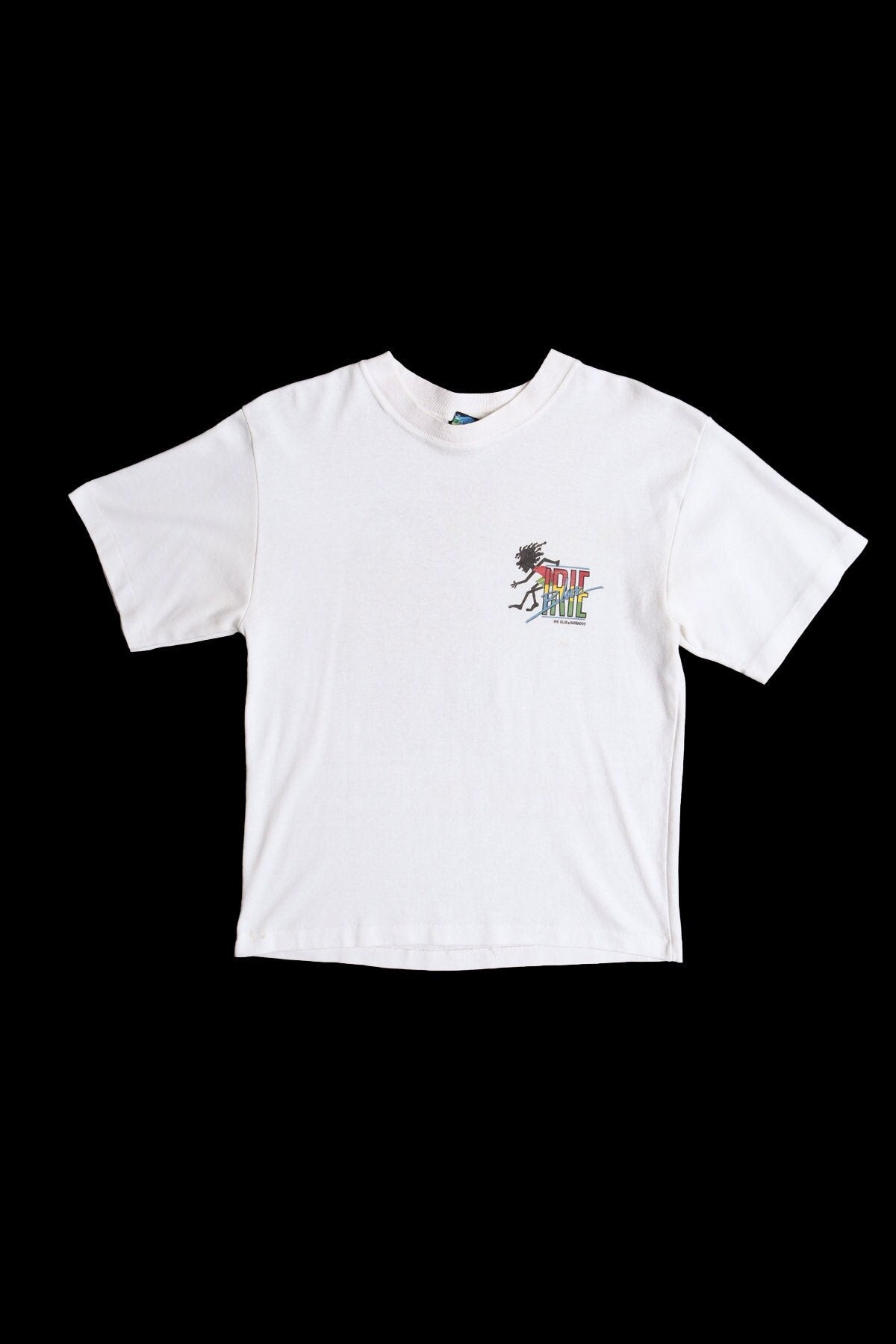 Bob marley vintage wake up and live irie blue music t-shirt white reggae fest 90's