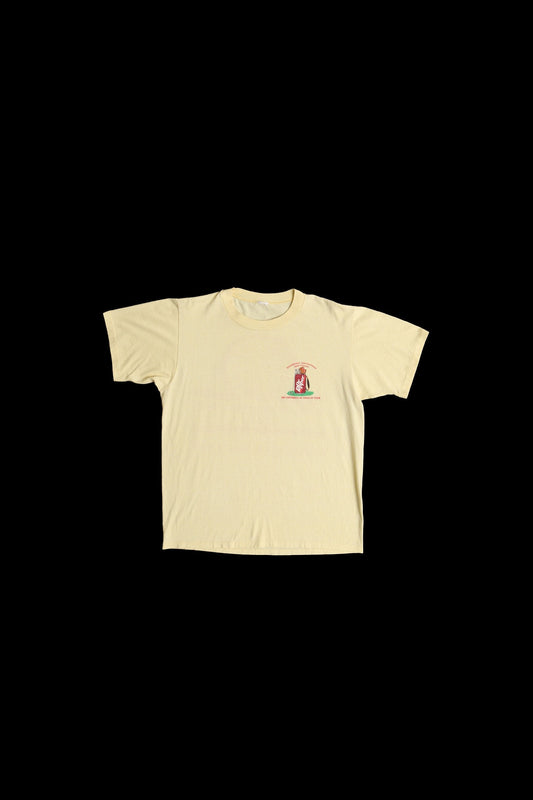 Vintage texas dr pepper iniversity scholar tyler eisenhower international vintageshirt yellow 80's