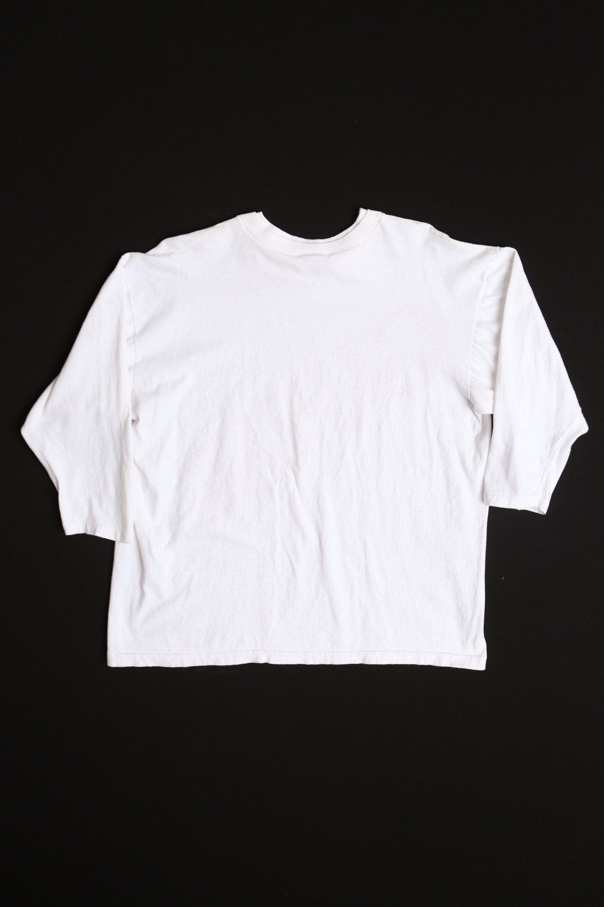 Vintage guess graphic shirt long sleeve 80's 90's white 1989