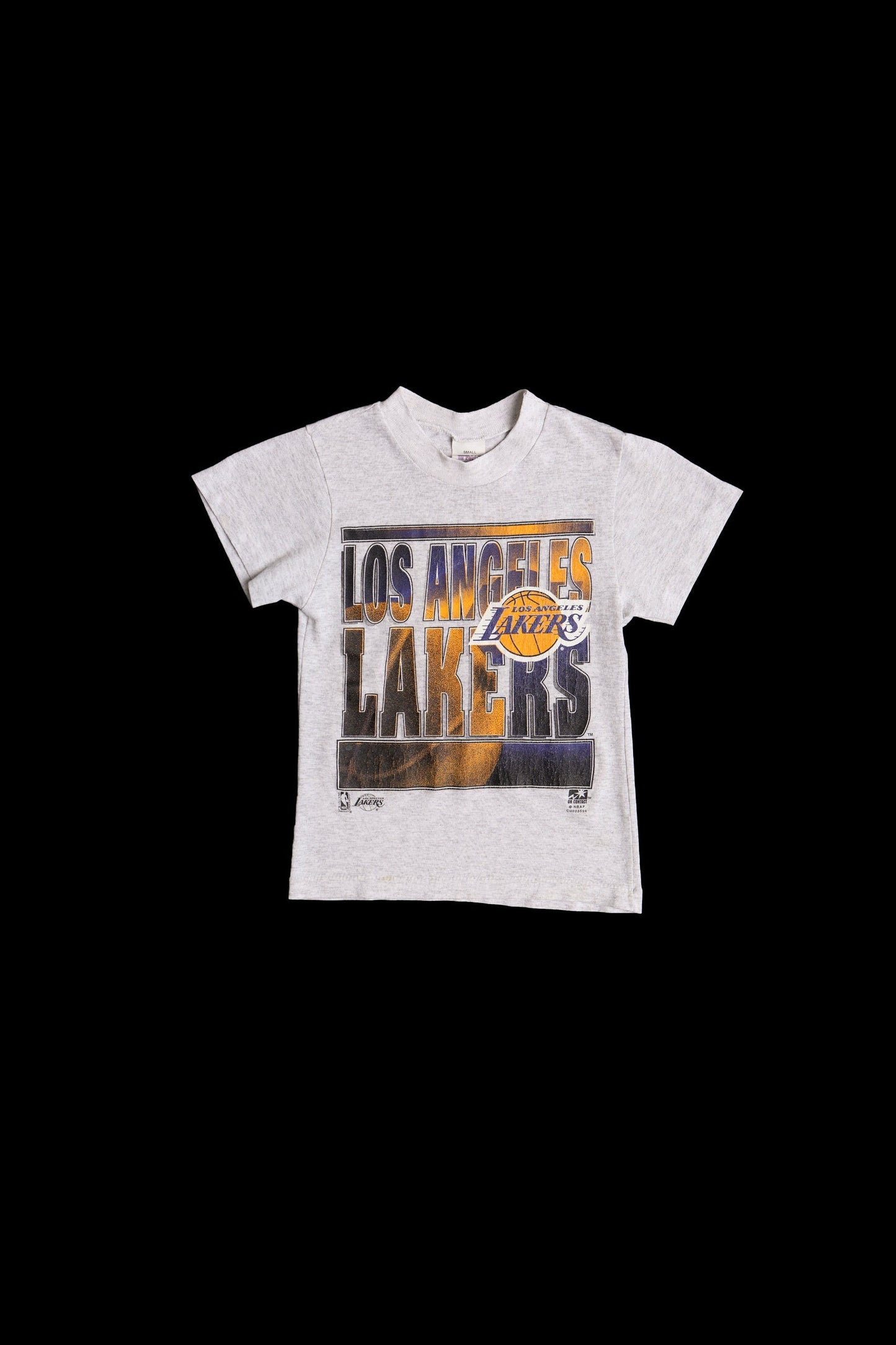 Vintage los angeles lakers graphic shirt gray basketball nba y2k made in usa