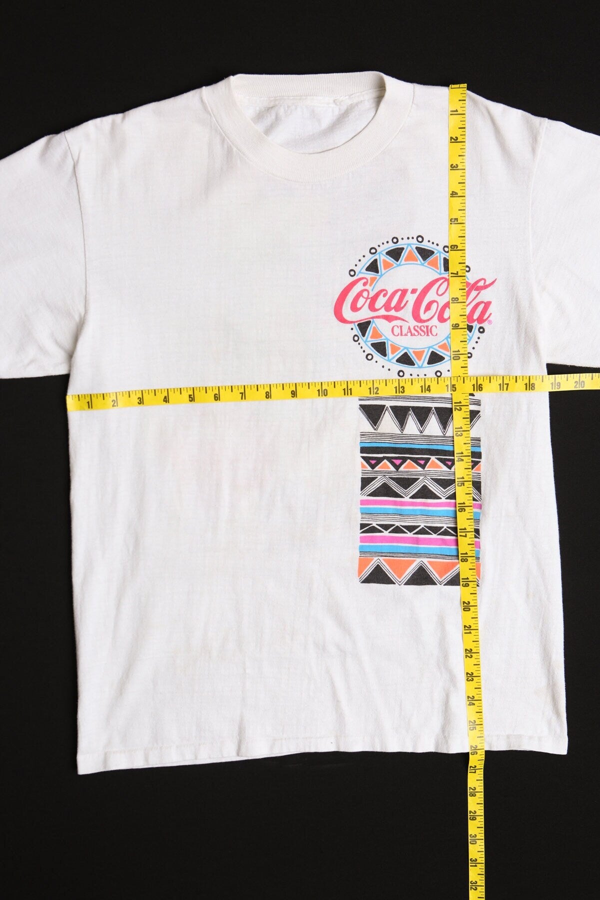 Vintage coca cola collectors club T-shirt white summer 80's 1989 bolleyball sports