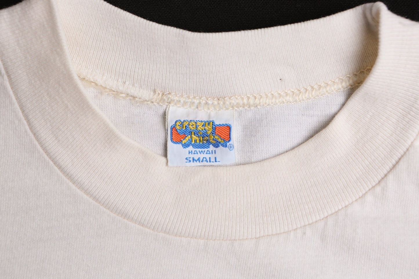 Vintage Surfing Graphic T-shirt by Crazy Shirt - Estimated Era 1980's - 1990's