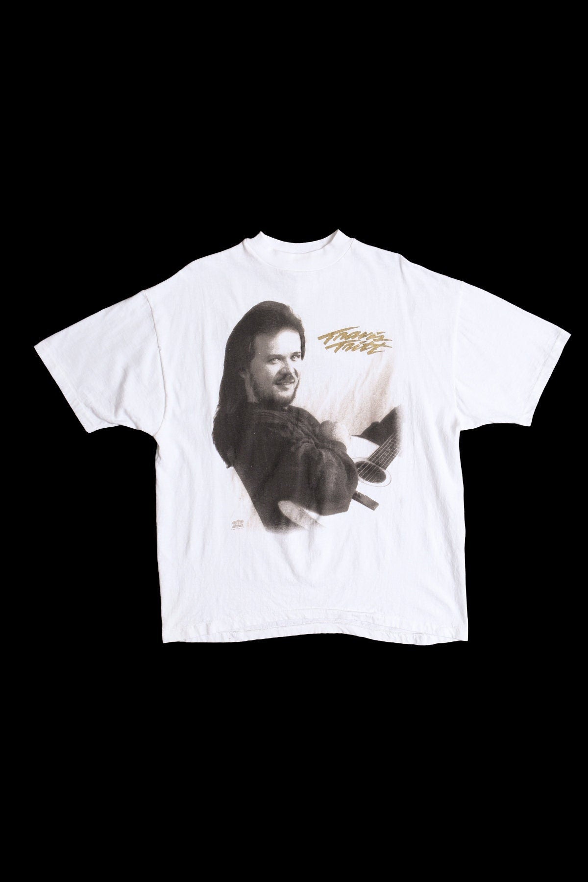 Vintage 90's travis tritt country music american white t-shirt shirt