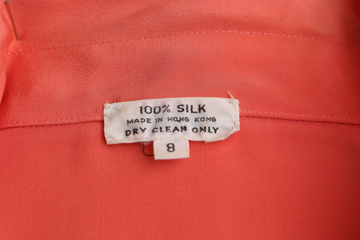 Vintage women pink silk dress 90's casual 80's y2k button boho