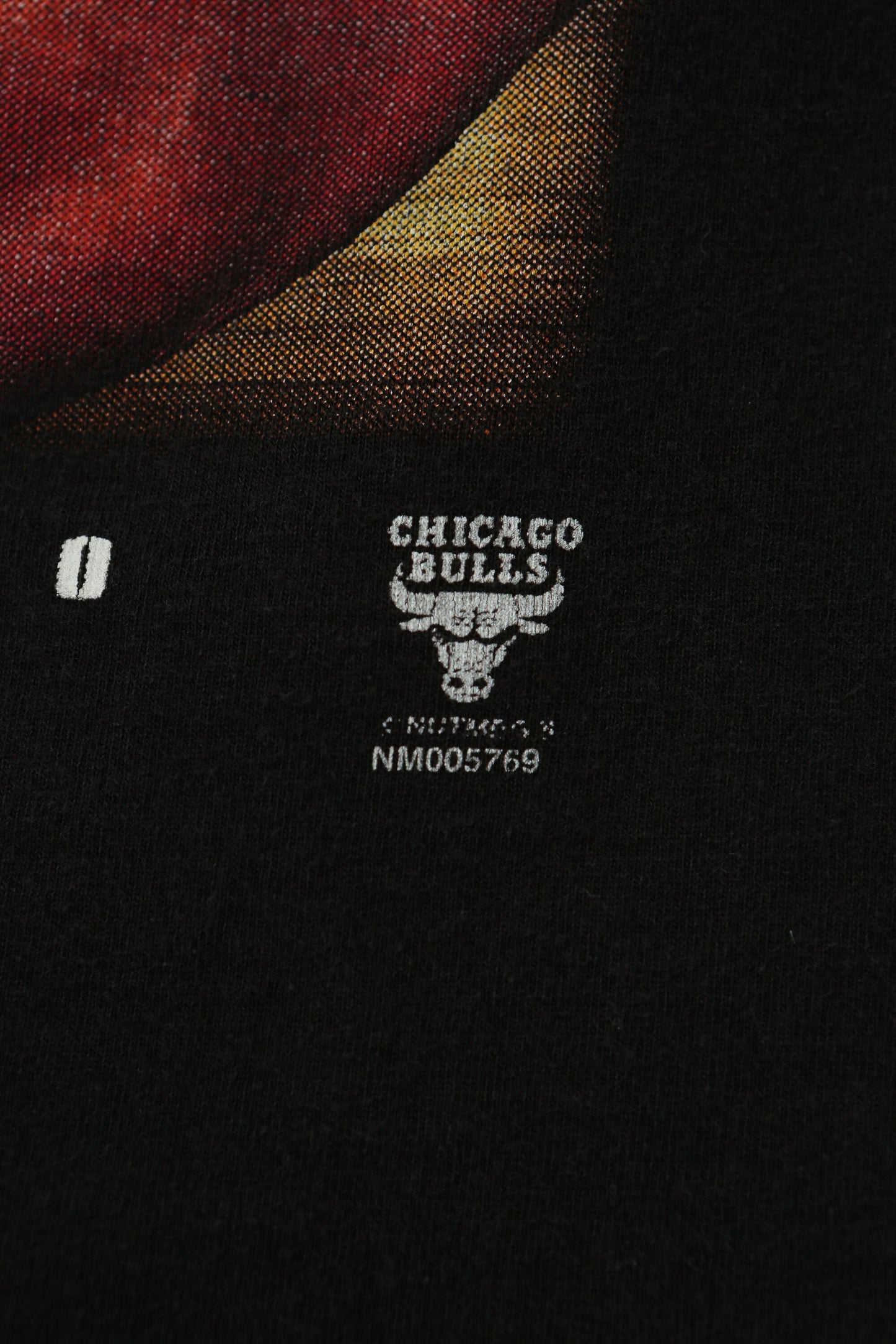 Chicago nba vintage graphic t-shirt bulls black basketball size medium made in usa