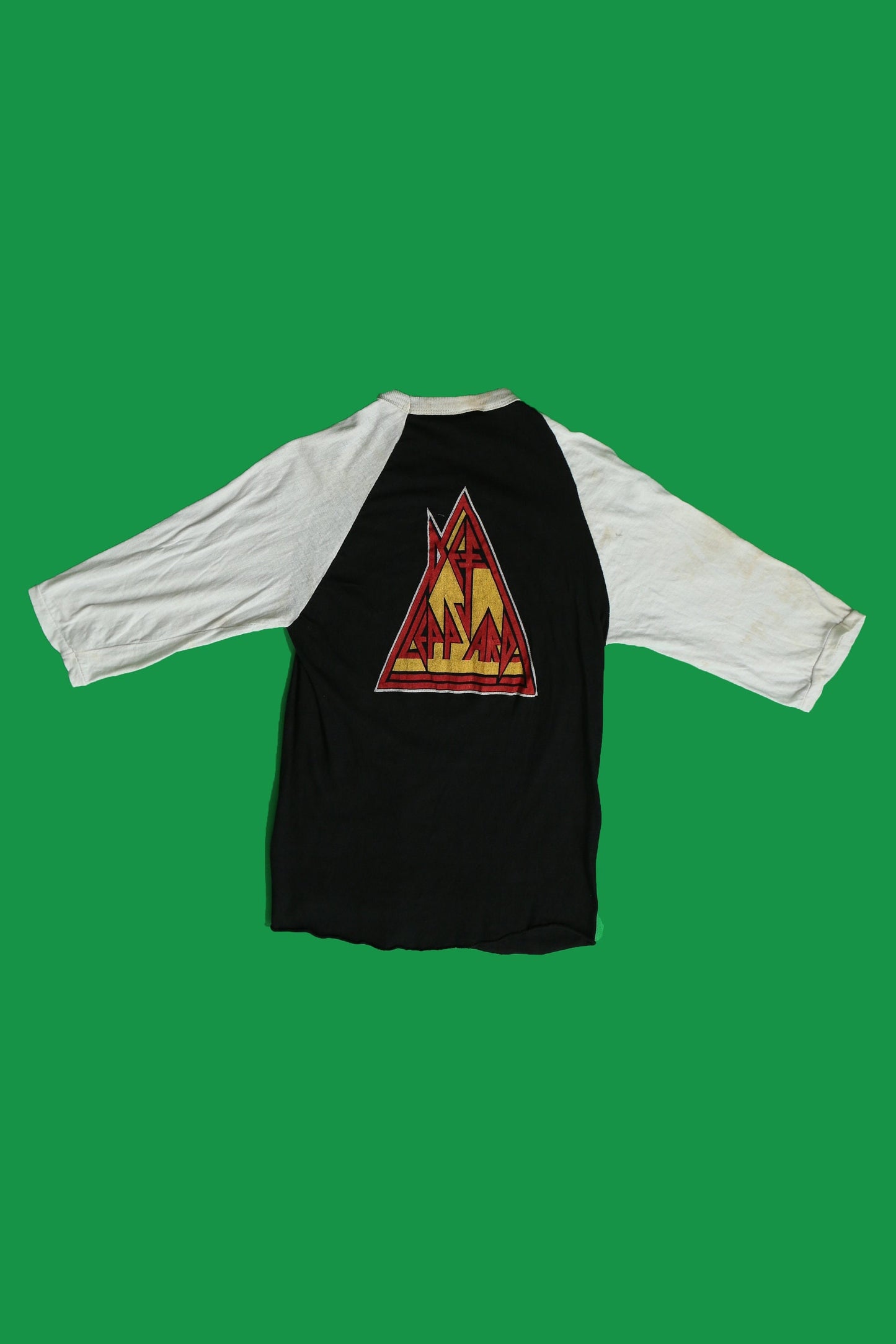 Def leppard pyromania vintage graphic concert t-shirt baseball tour