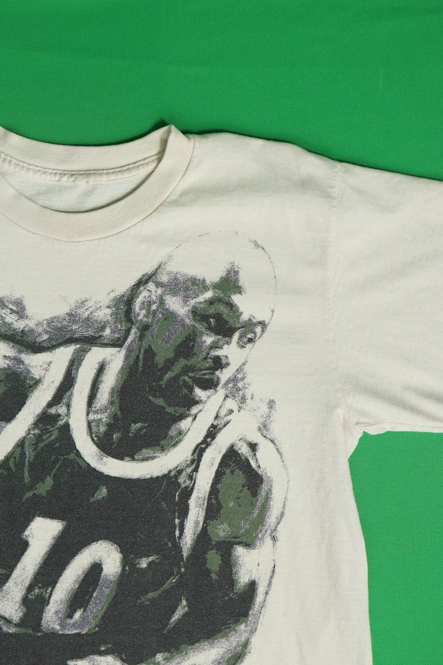 Nike vintage t-shirt white basketball michael jordan 10 hardway nba