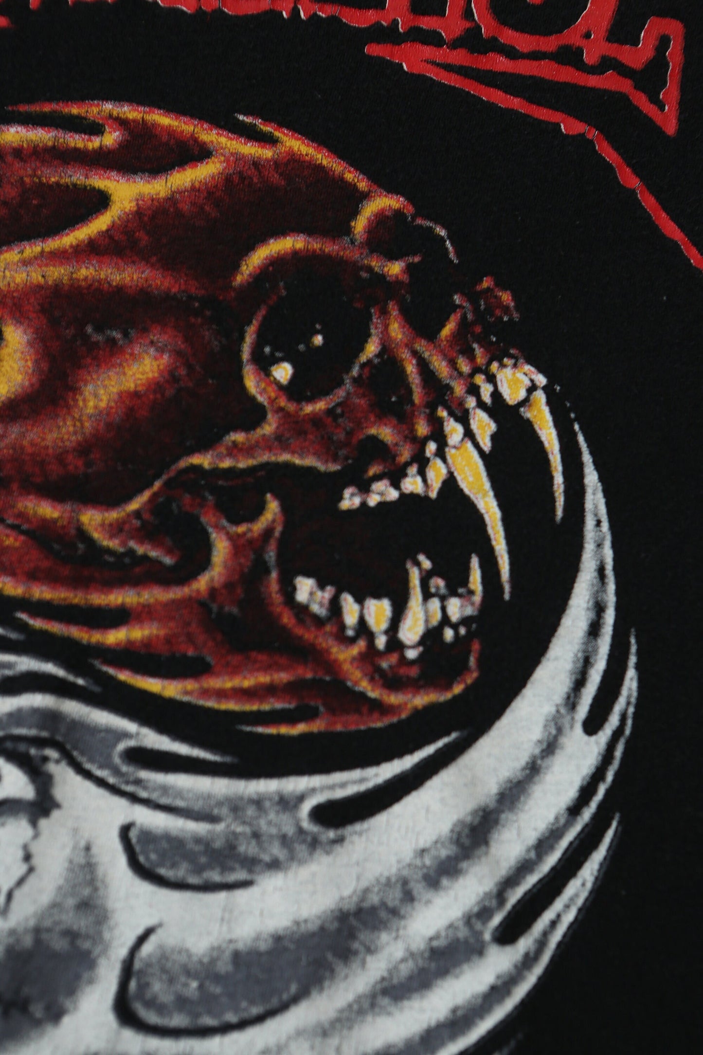 Metallica vintage black t-shirt rock band metal skull