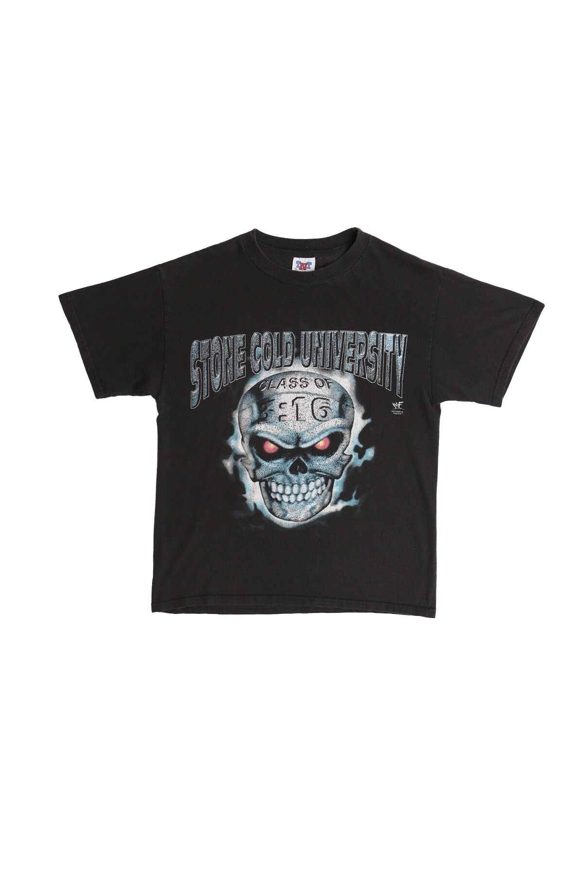 Vintage stone cold graphic t-shirt wrestling black university wwe
