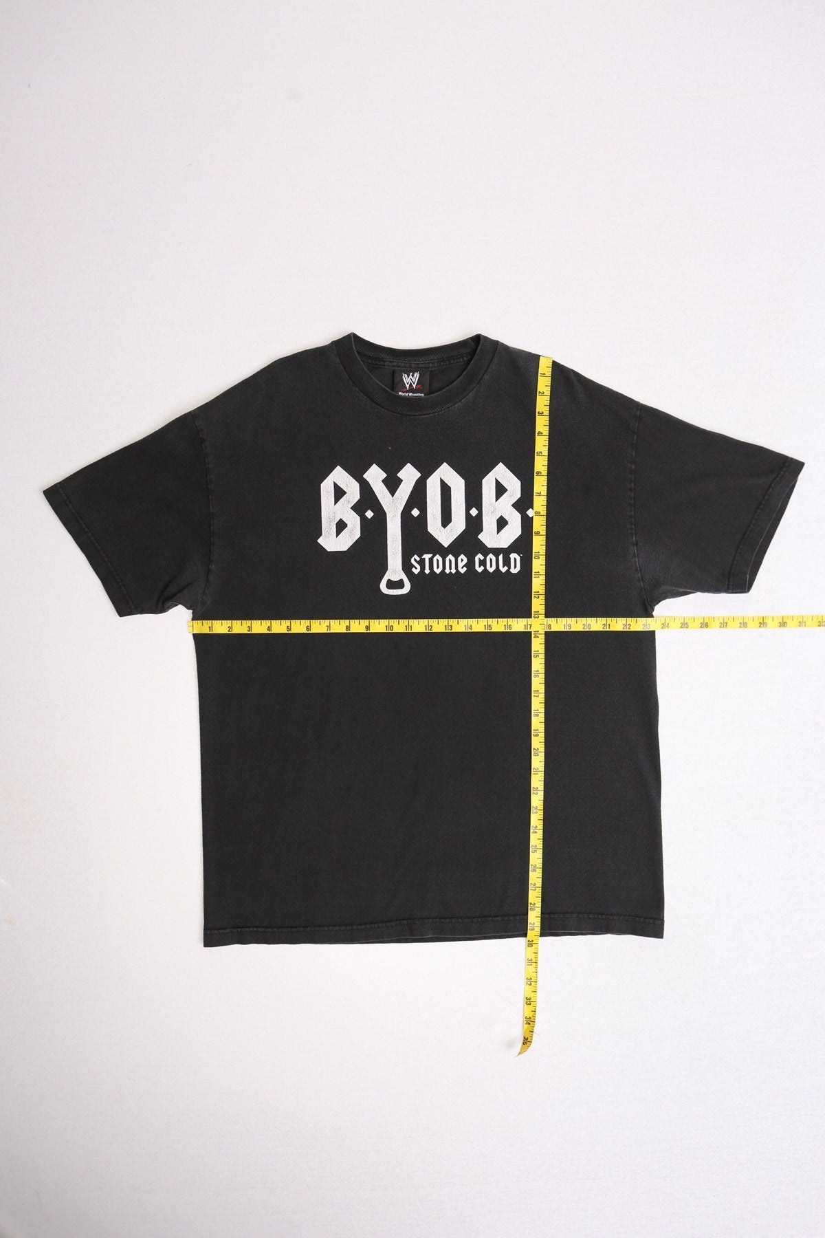 Vintage stone cold graphic t-shirt wrestling wwe black 90's y2k