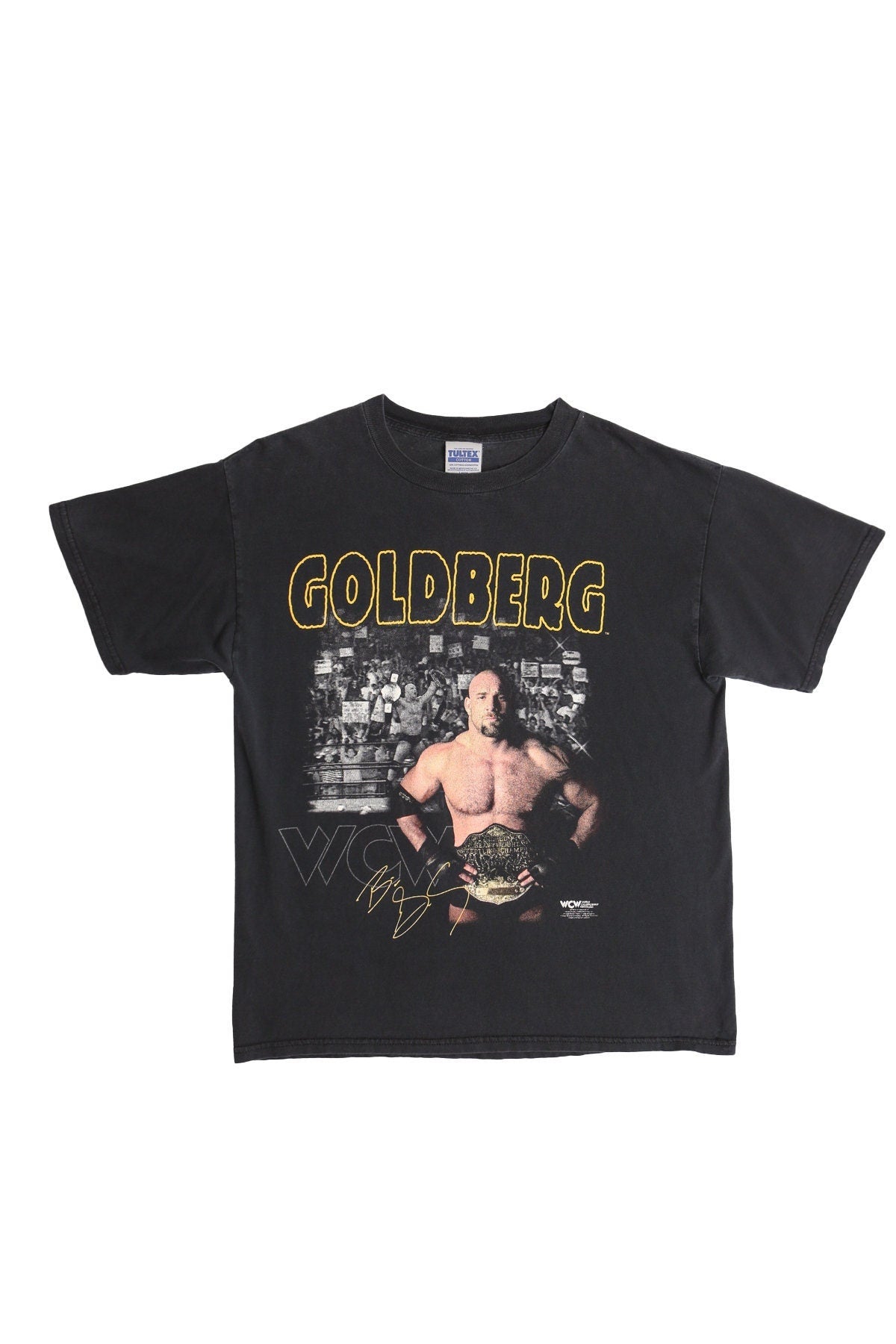 Vintage wrestling t-shirt goldberg wcw usa 90's black