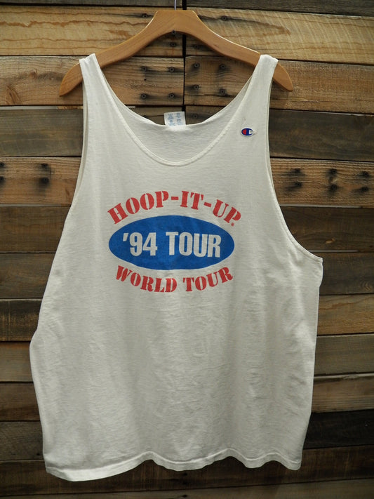 Champion vintage tank top 94 tour world tour hoop it up dallas 1994 made in usa xx large