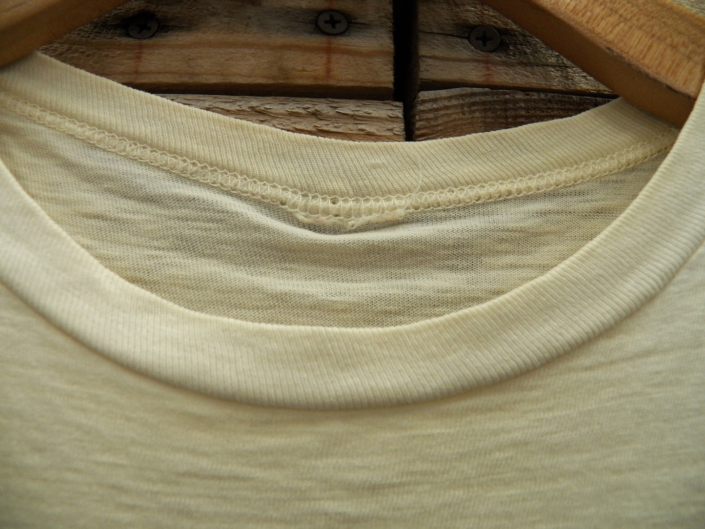 Vintage t-shirt senior life saver greater cleveland american red cross white red black no label single stitch