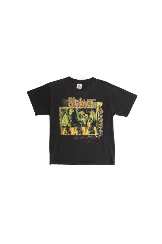 Vintage slipknot rock t-shirt black band large