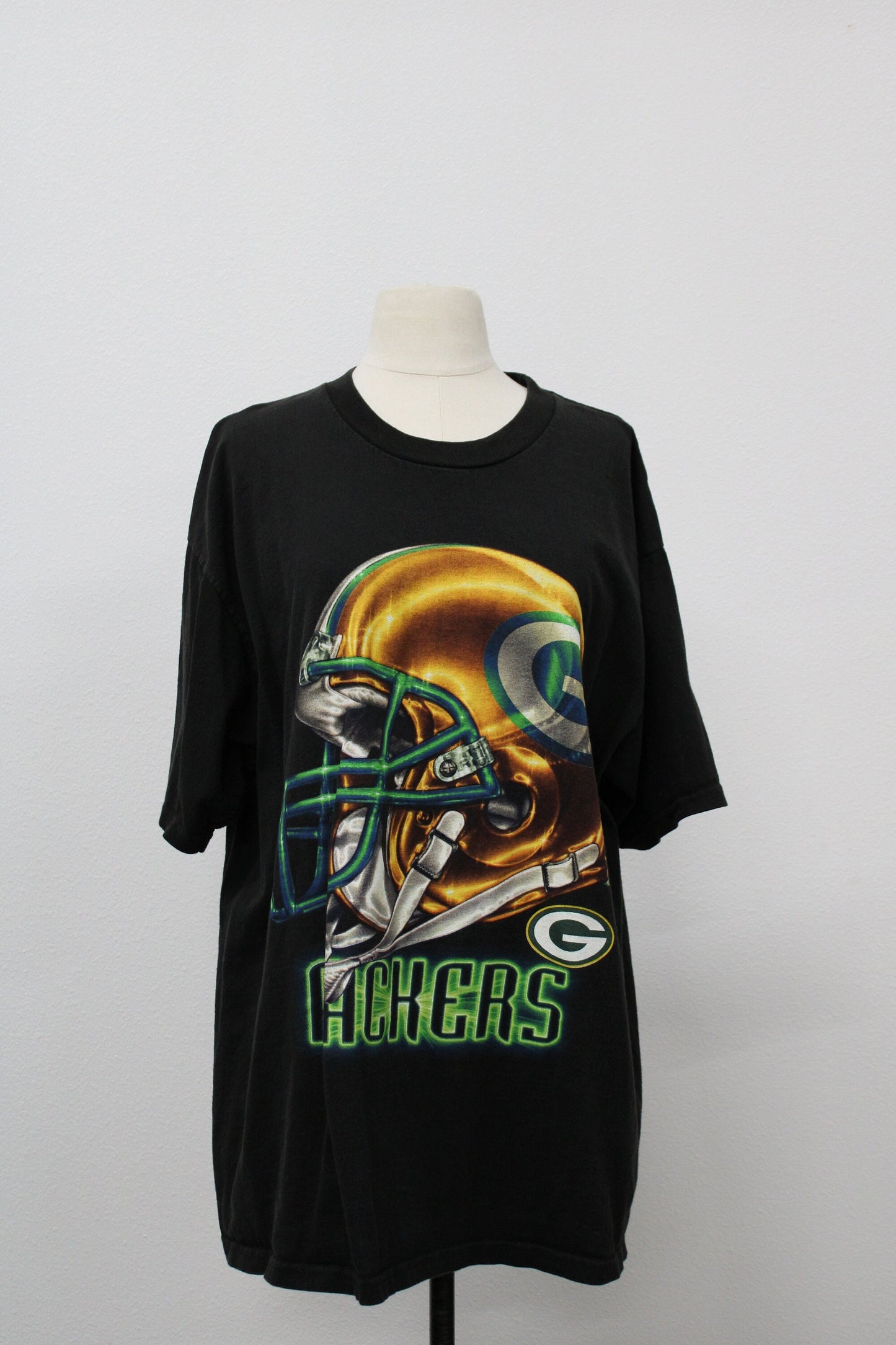 Green bay packers nfl football t-shirt black