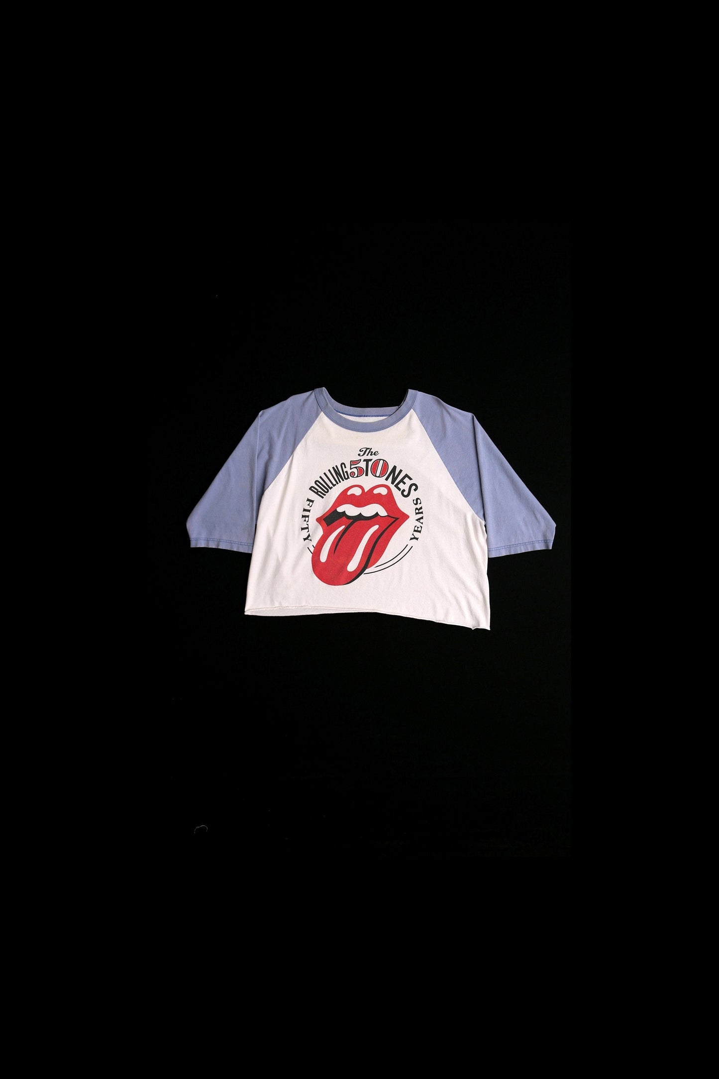 Vintage rolling stones graphic shirt baseball cropped 50 years