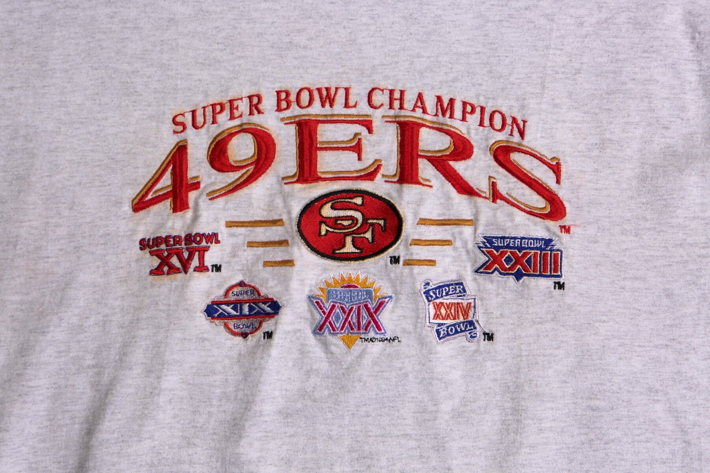 Super bowl champion san francisco football vintage shirt 49ers xvi xxix xix xxiv xxiii
