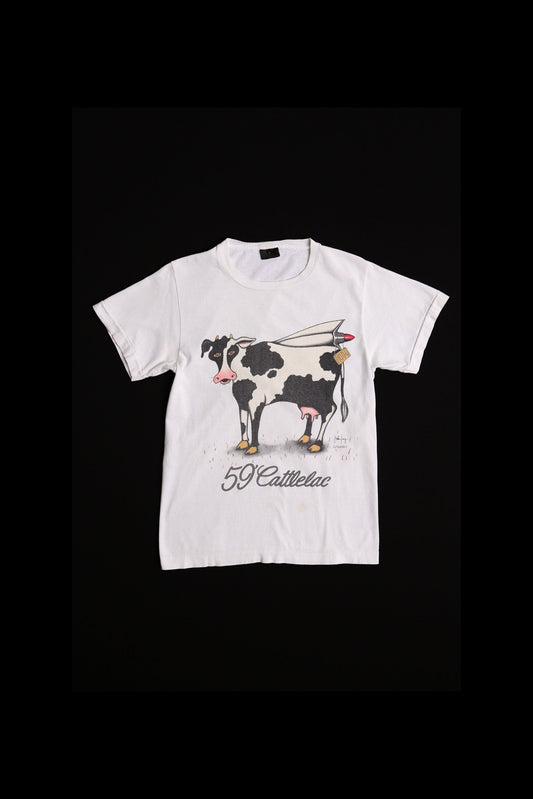 Vintage cow cadallic cattlelac 59 t-shirt cattle graphic