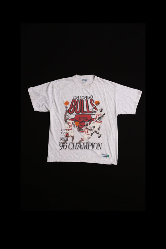 Vintage nba chicago bulls t-shirt michael jordan dennis rodman scotty pippen basketball xl discus athletic