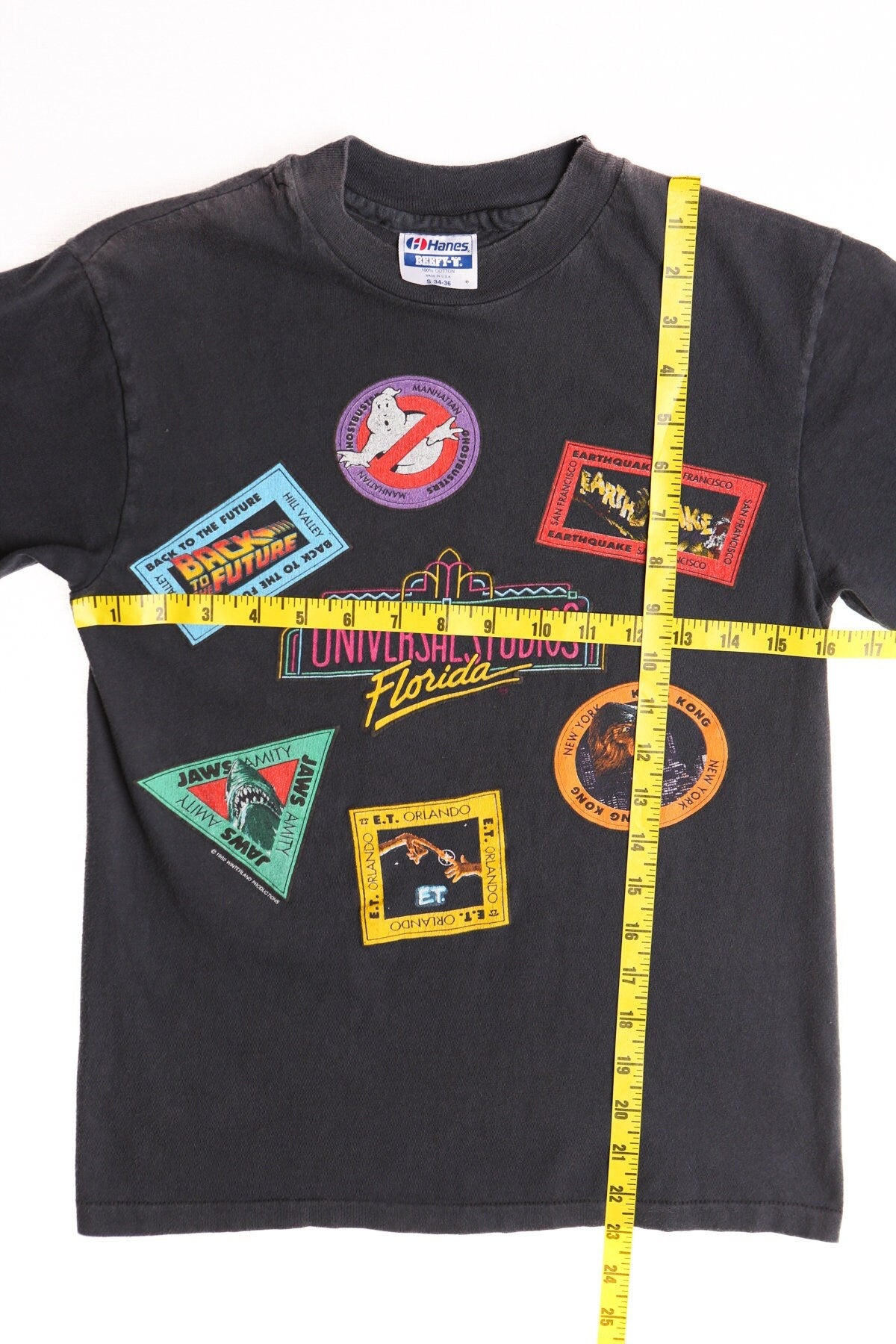 Vintage orlando florida universal studios graphic t-shirt shirt king kong ghost busters back to the future et jaws