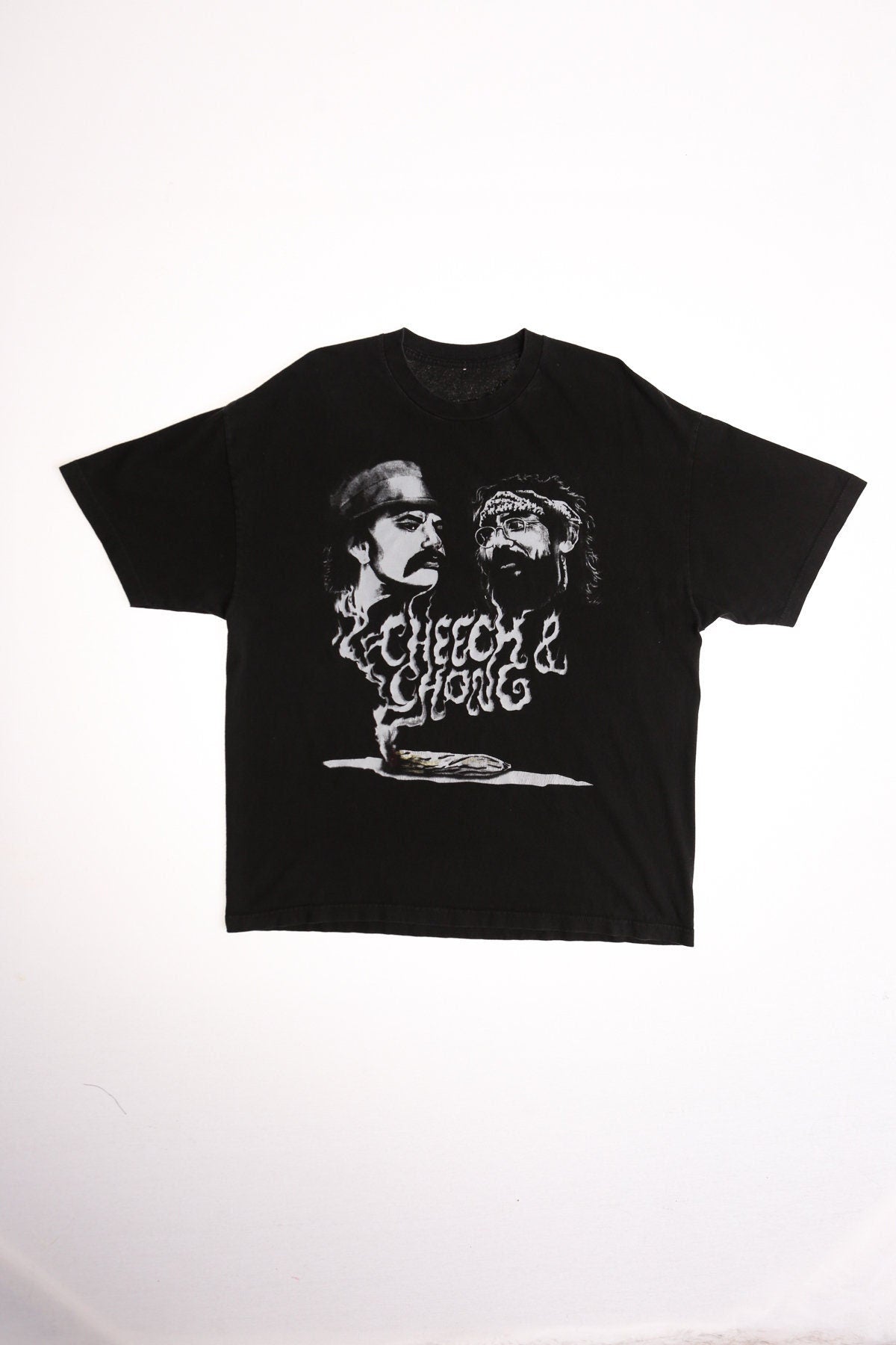 Vintage cheech and chong graphic t-shirt shirt black