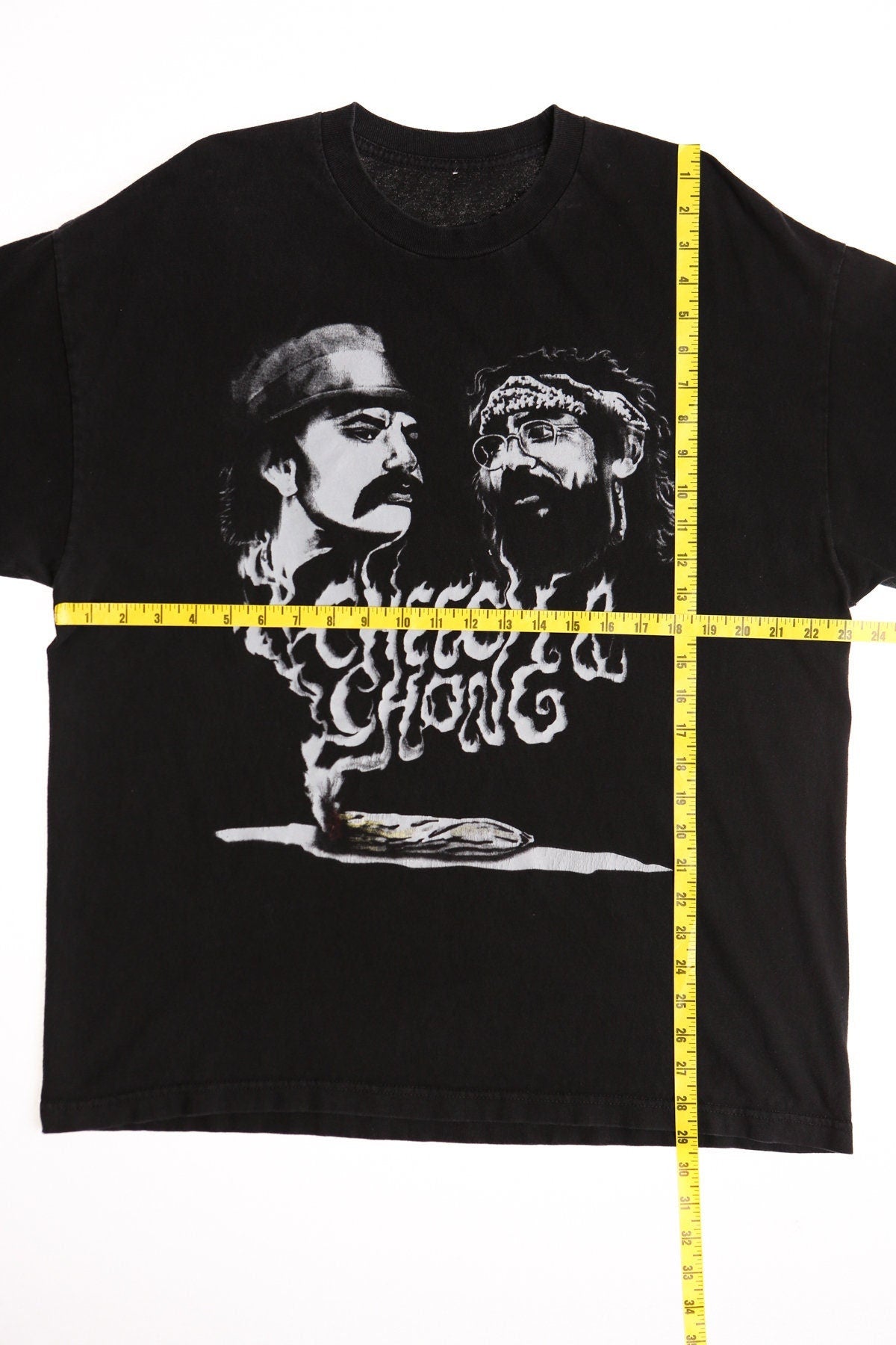 Vintage cheech and chong graphic t-shirt shirt black