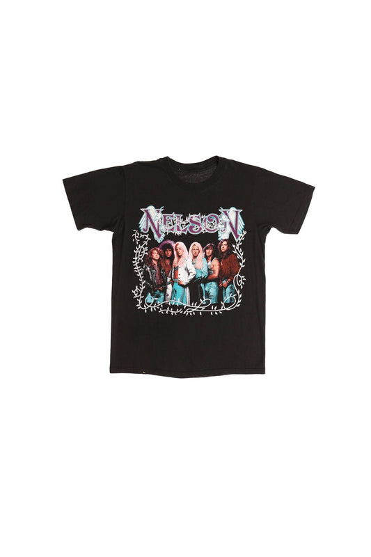 Vintage nelson rock tour shirt t-shirt 80's black band