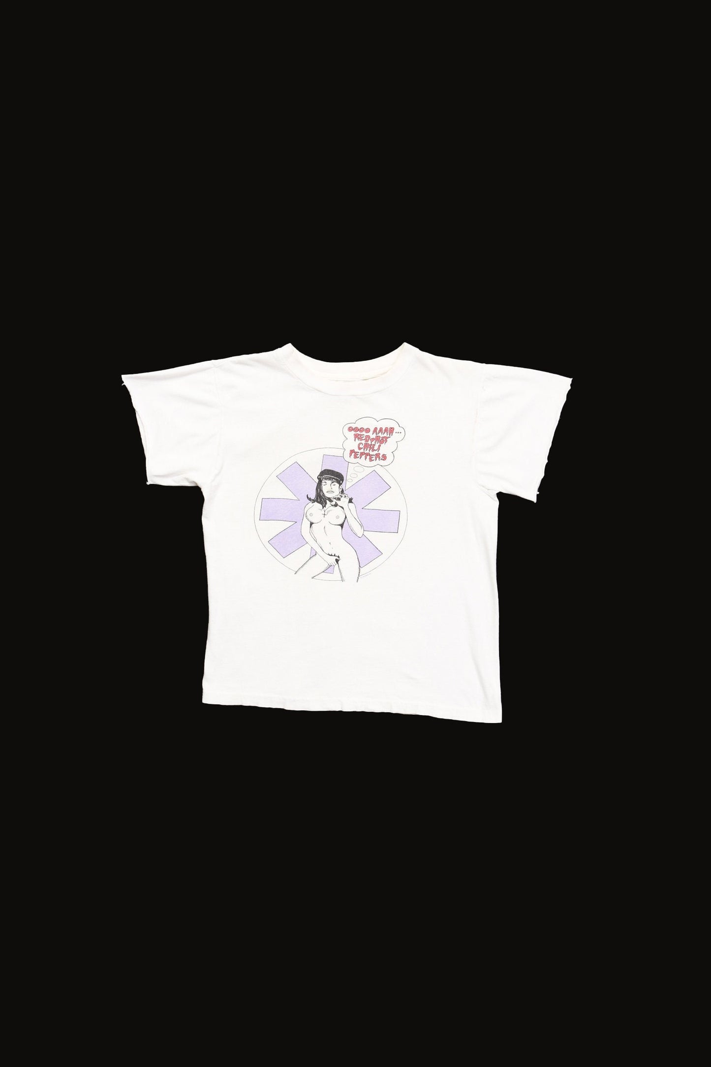 Vintage red hot chili peppers band shirt 1989 white rock concert tour rare t-shirt