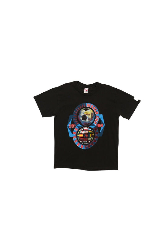 Soccer vintage t-shirt black 1994 world cup shirt usa minute maid juice