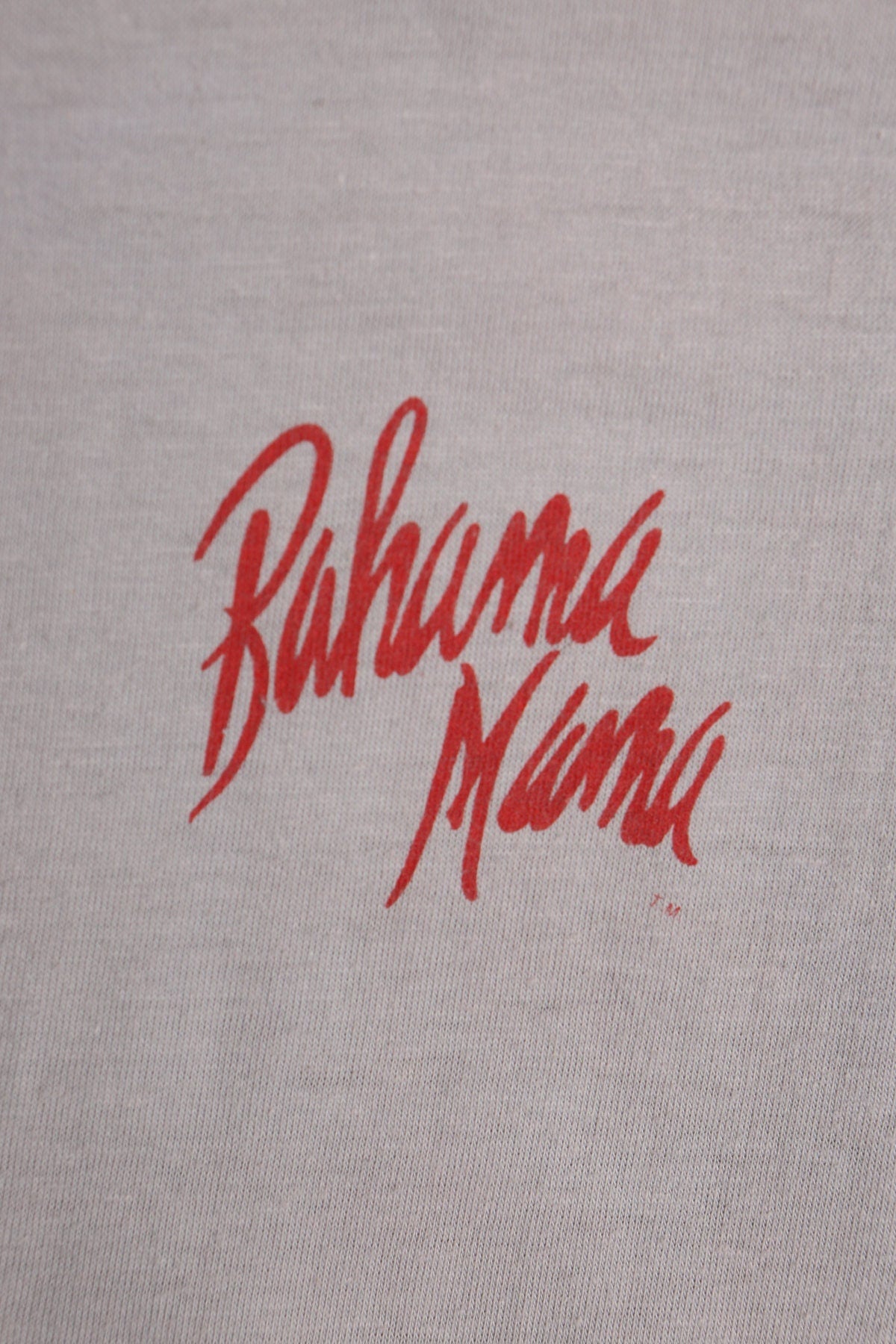 Bahama mama bahamas shirt vintage long sleeve 80's large beach gray 70's