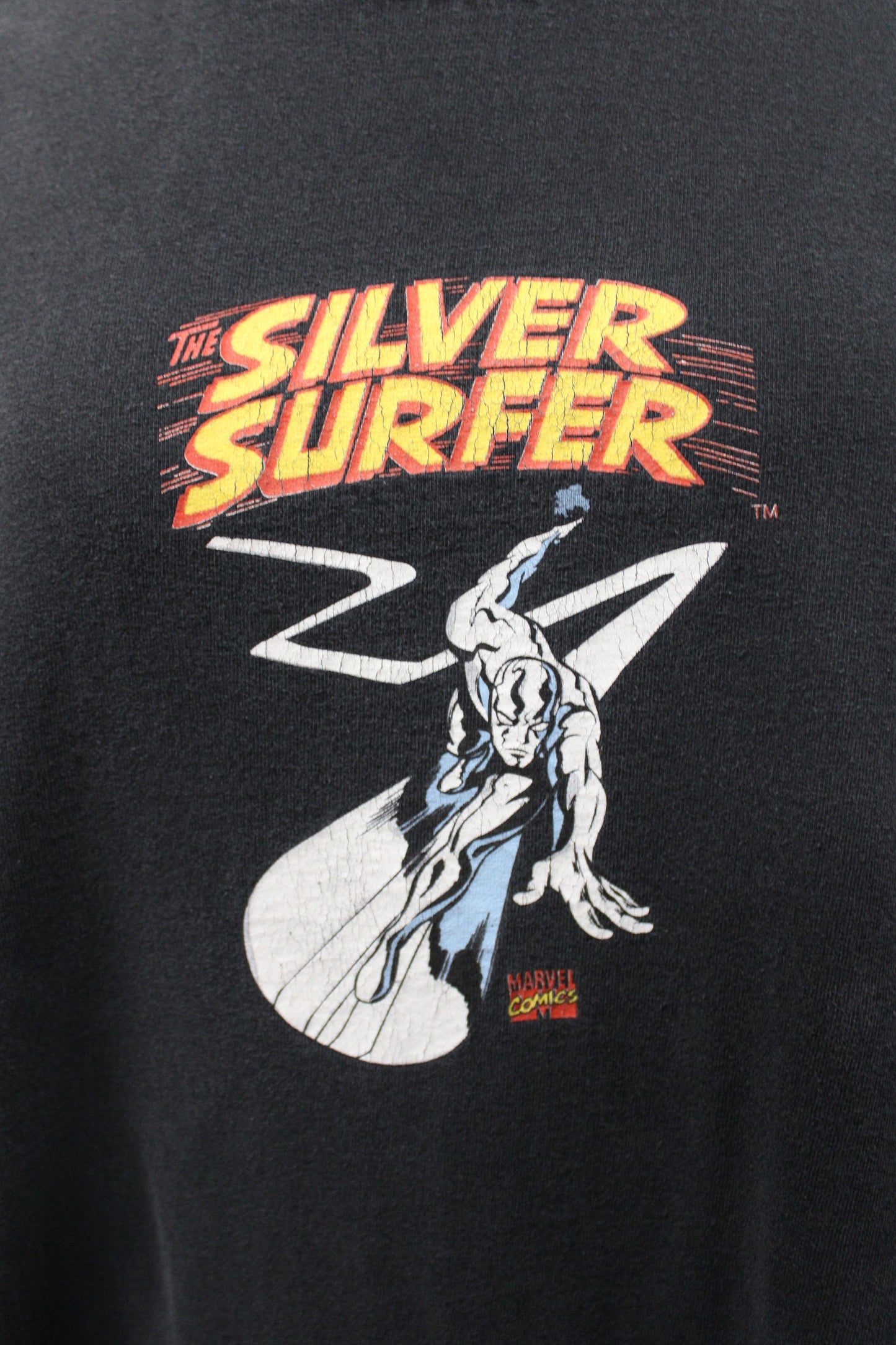 Marvel the silver surfer t-shirt 2006 black rare print graphic collectible