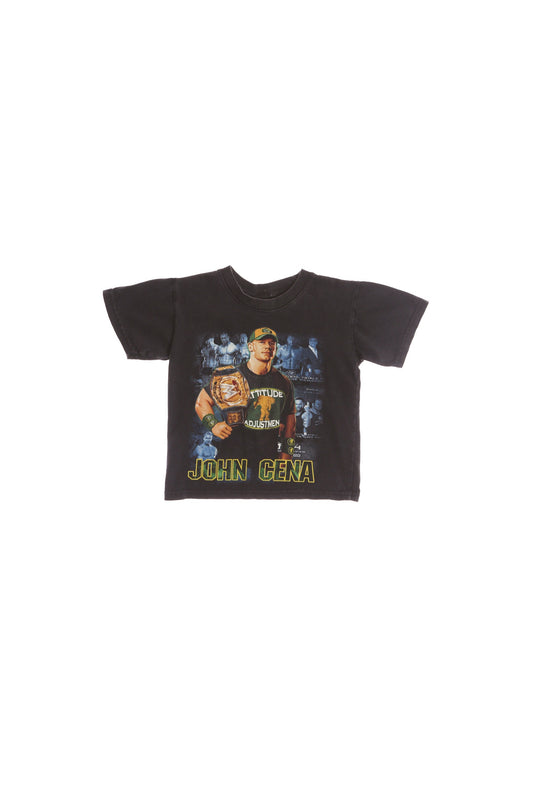 Kids Black Wrestling Graphic T-shirt