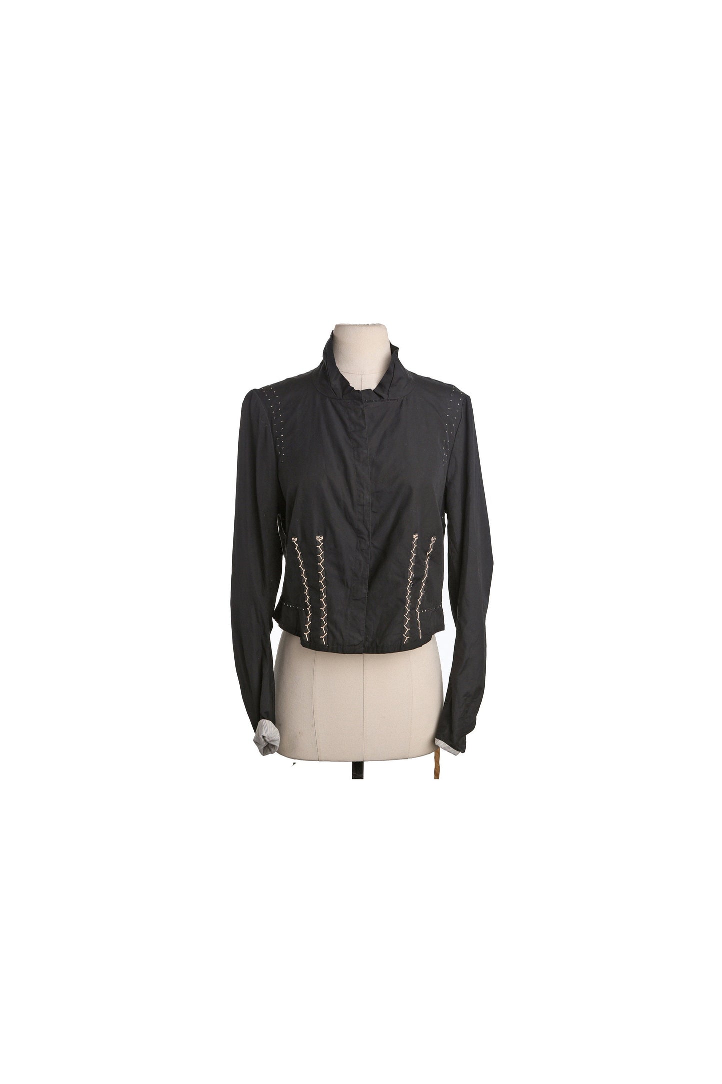 Vintage Women Black Victorian Style Top