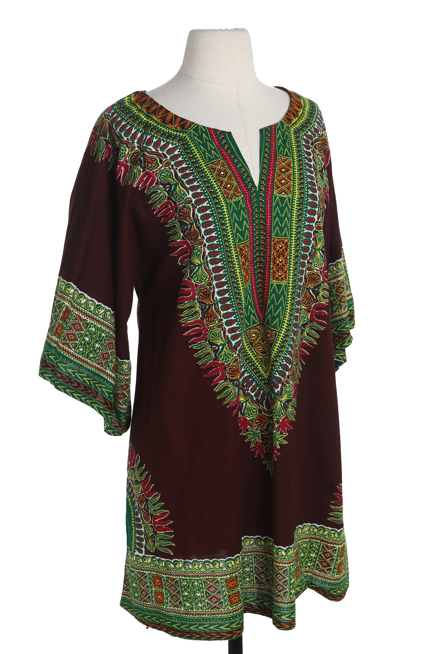 Bown Dashiki Dress with Paisley Print