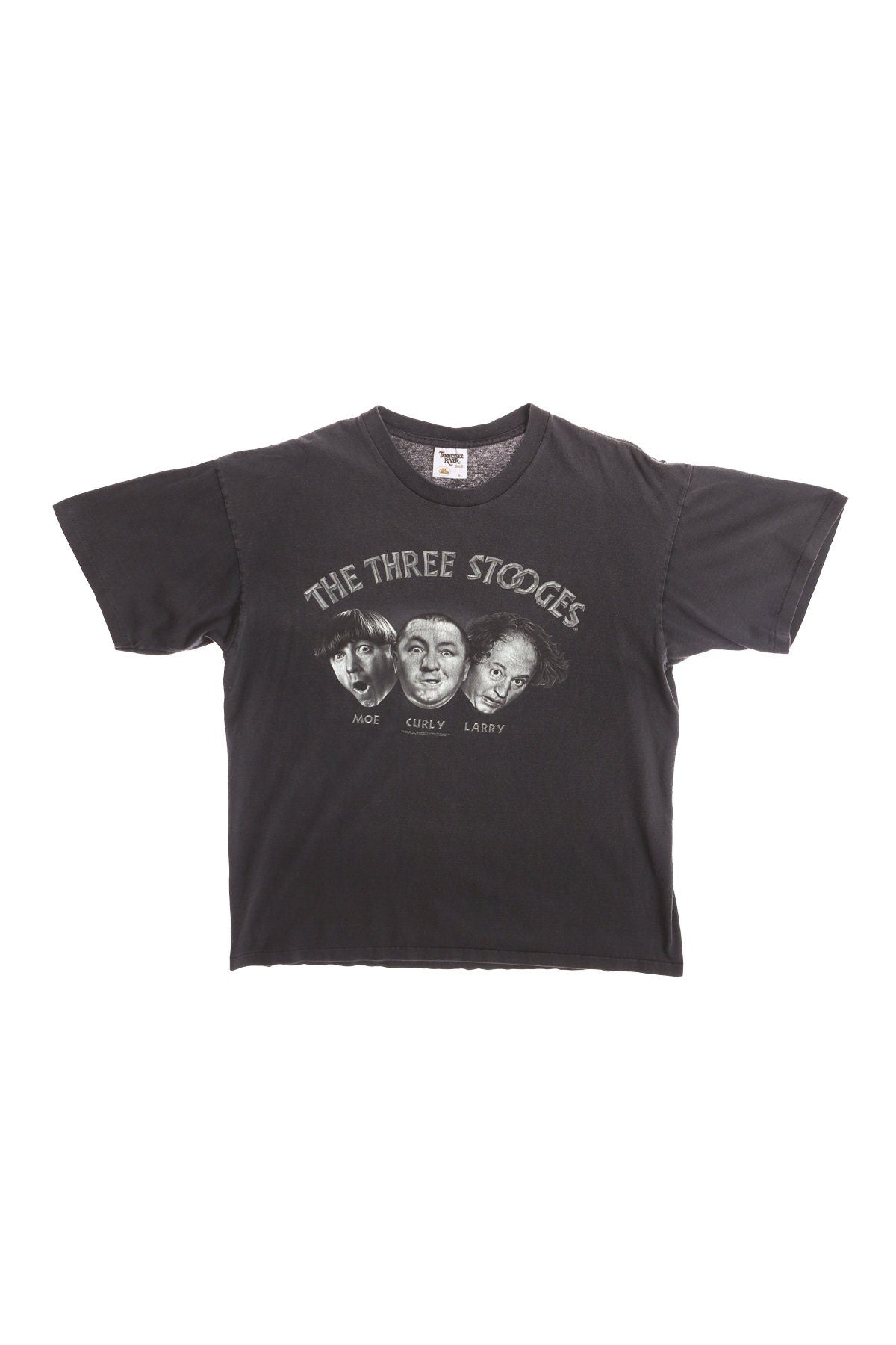 The Three Stooges Black Graphic T-shirt