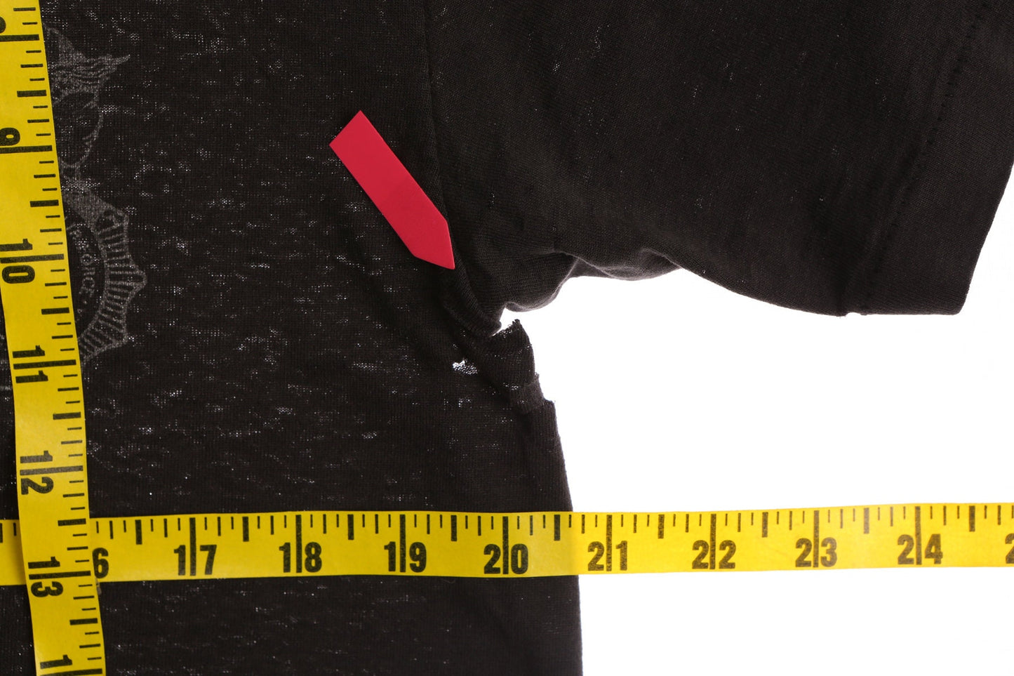 440th Security Police Squadron No Place to Hide Black Graphic T-shirt - Distressed