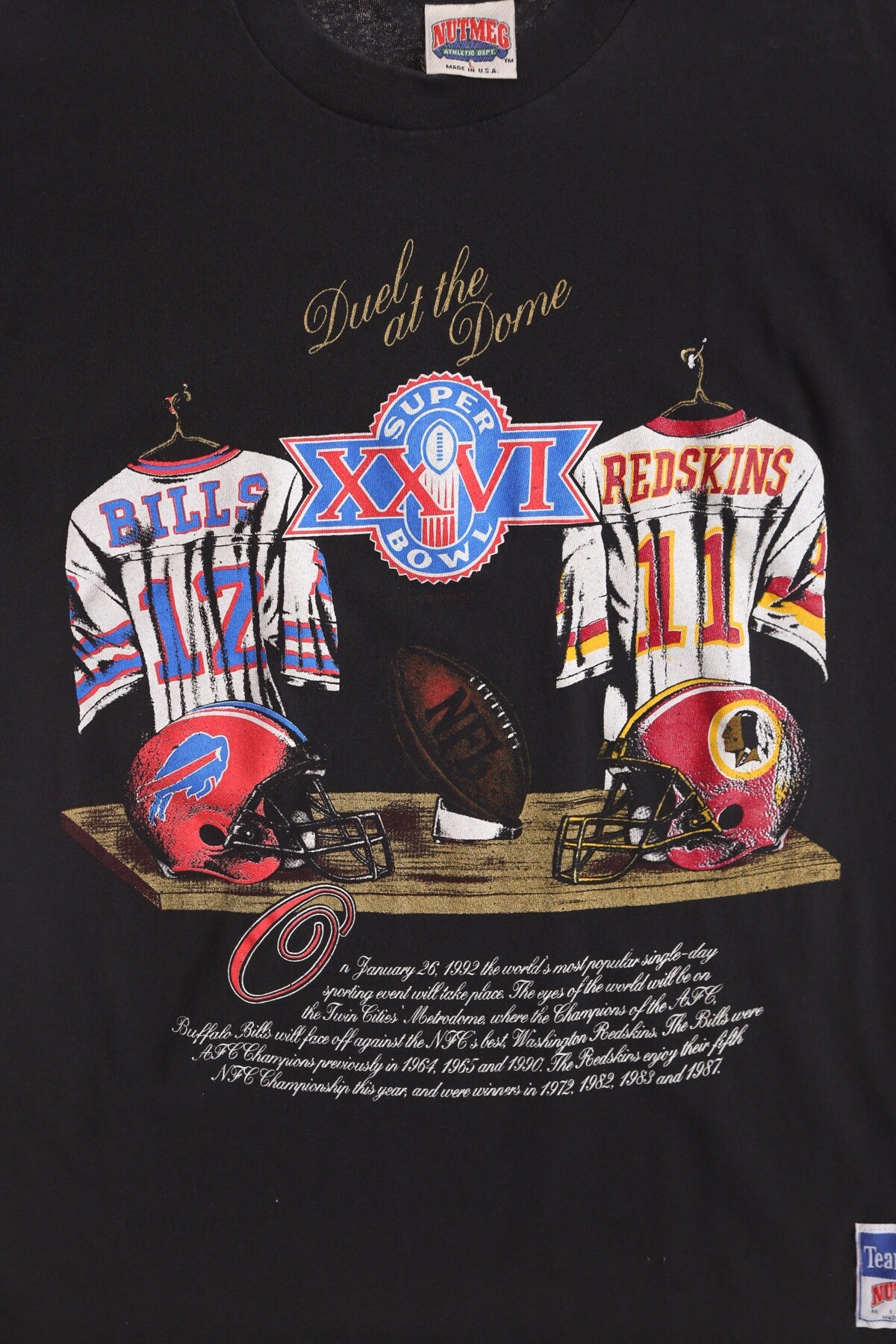 Duel at the Dome Football Graphic T-shirt