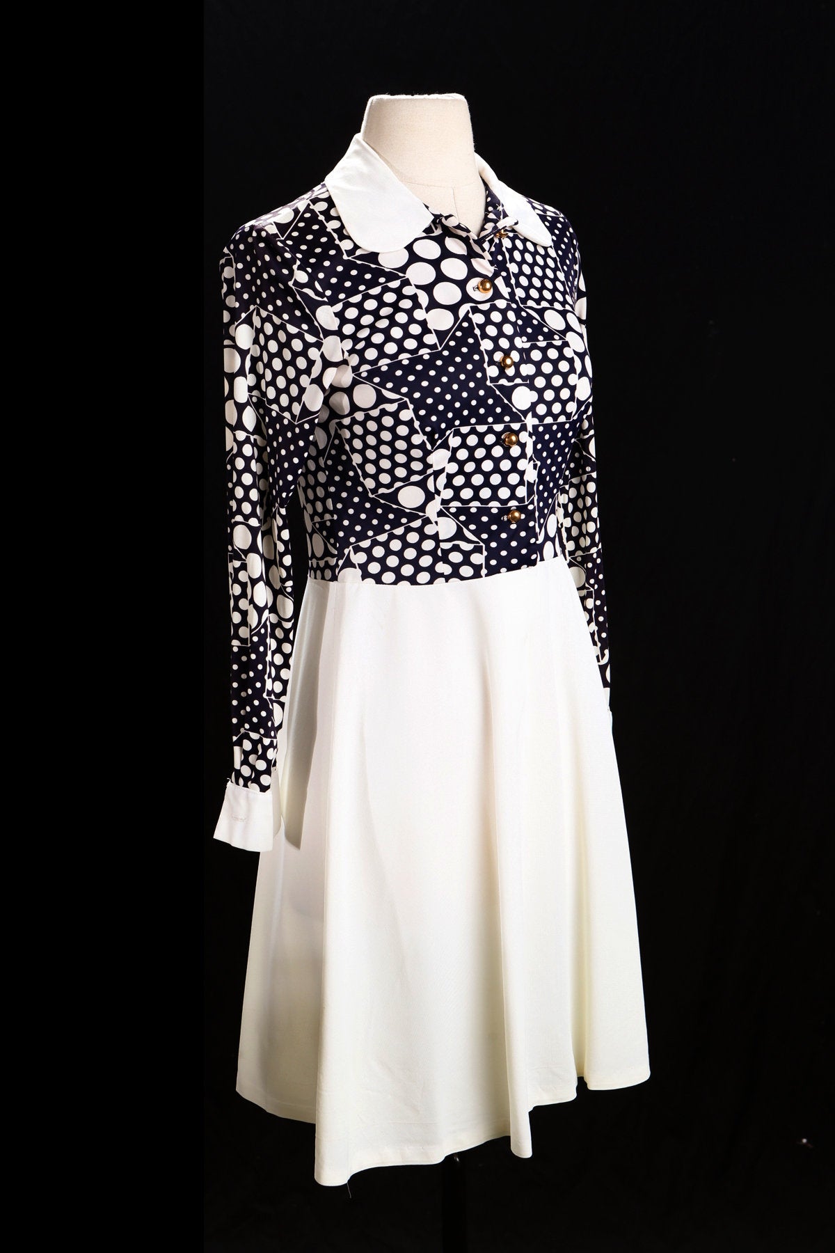 70's Women Summer Poly Dress