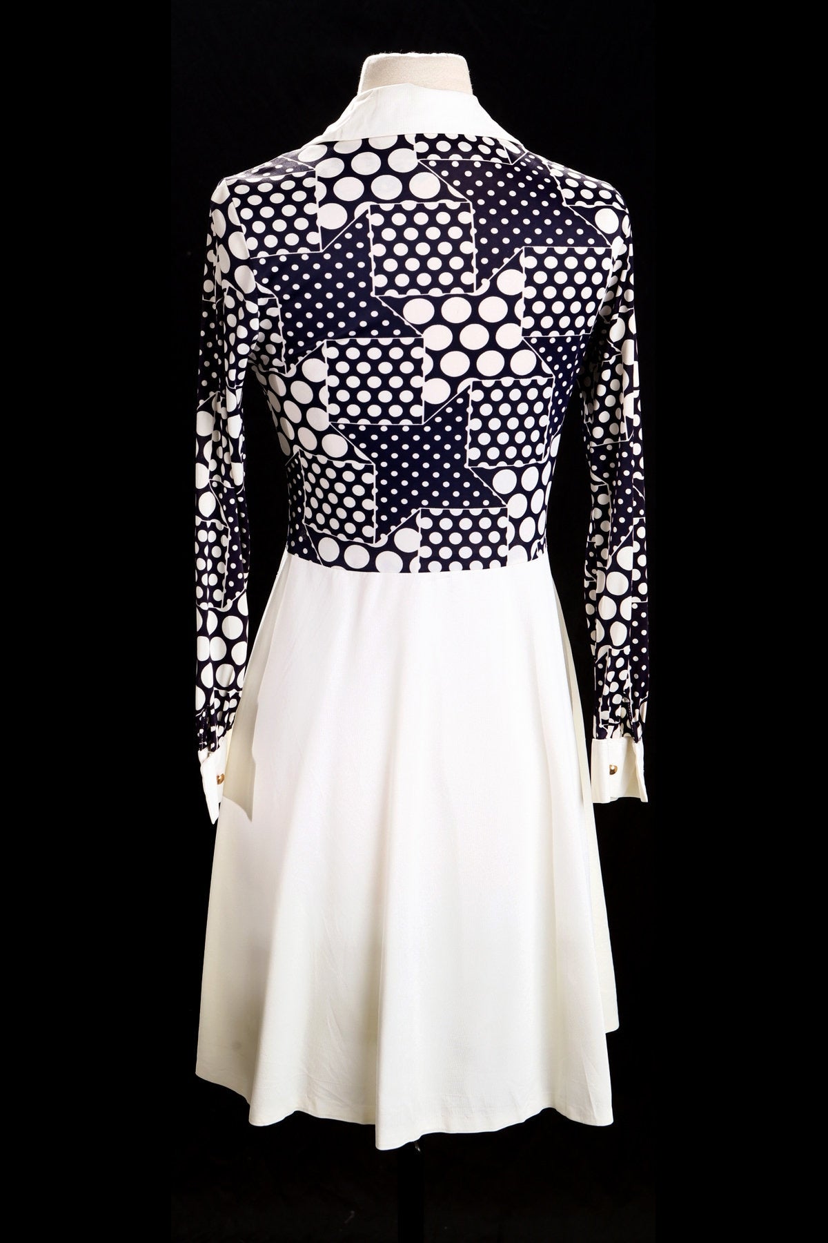 70's Women Summer Poly Dress