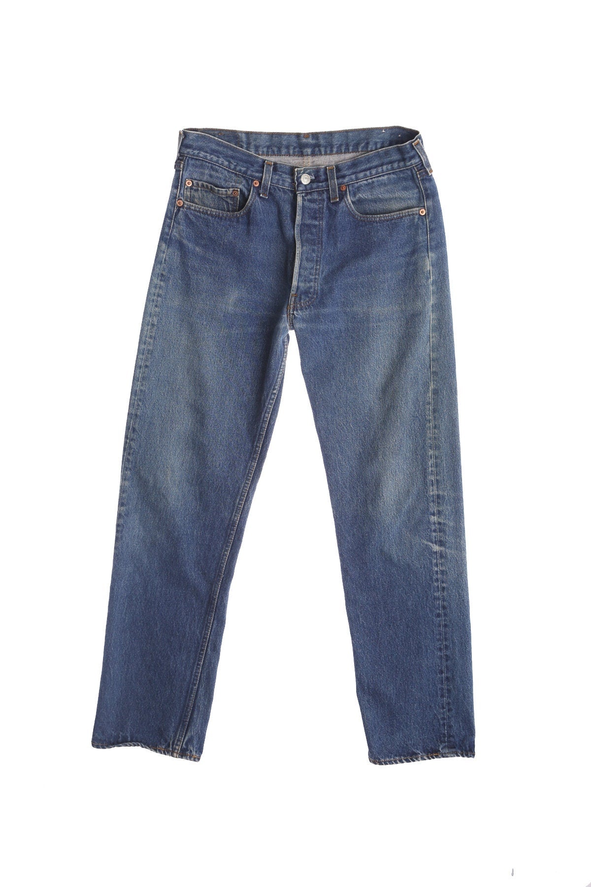 Vintage 501 Levi's Jeans - Blue Medium Wash - Era 80's - 90's